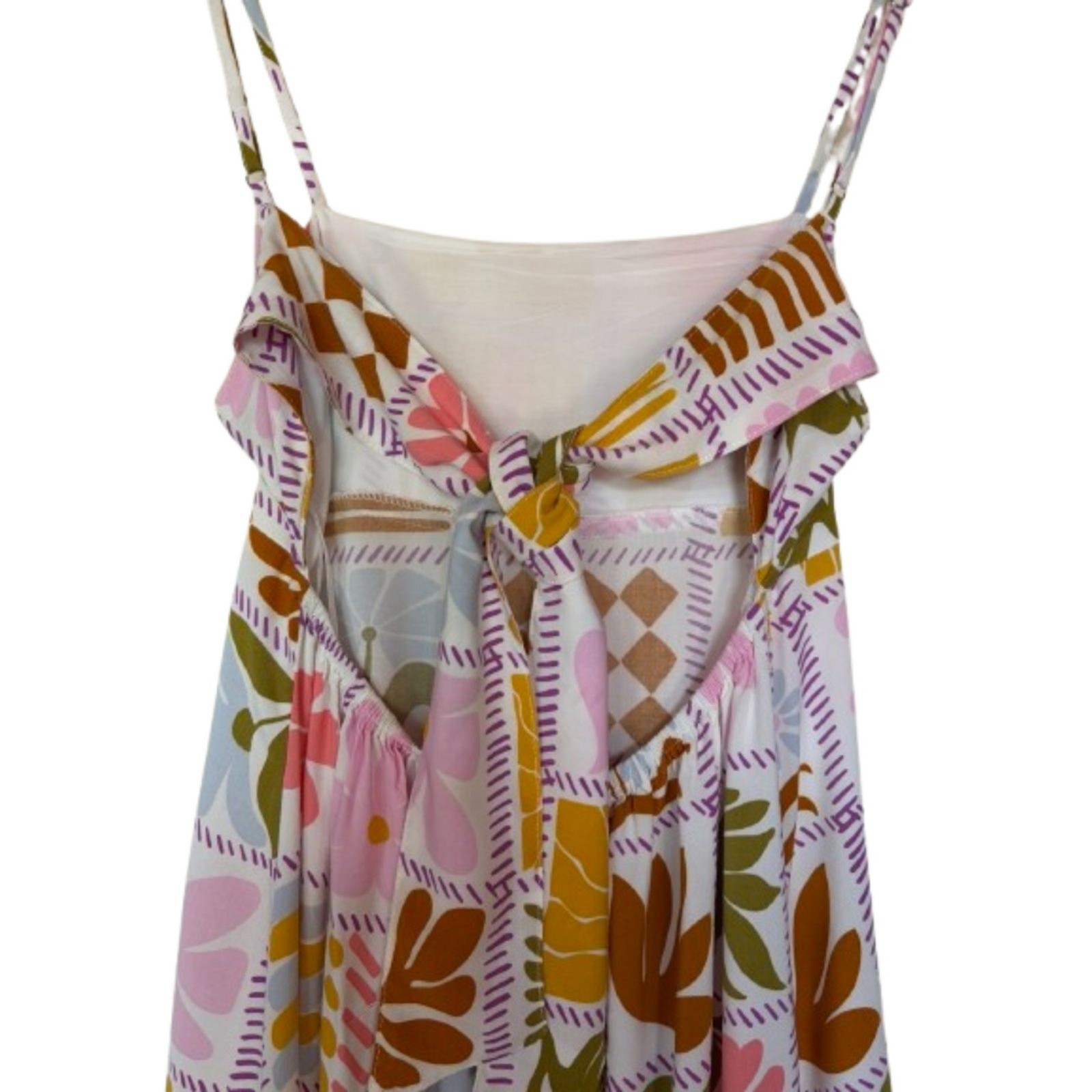Paper Heart Patchwork Floral High Low Sundress Size Small Maxi Dress Australia