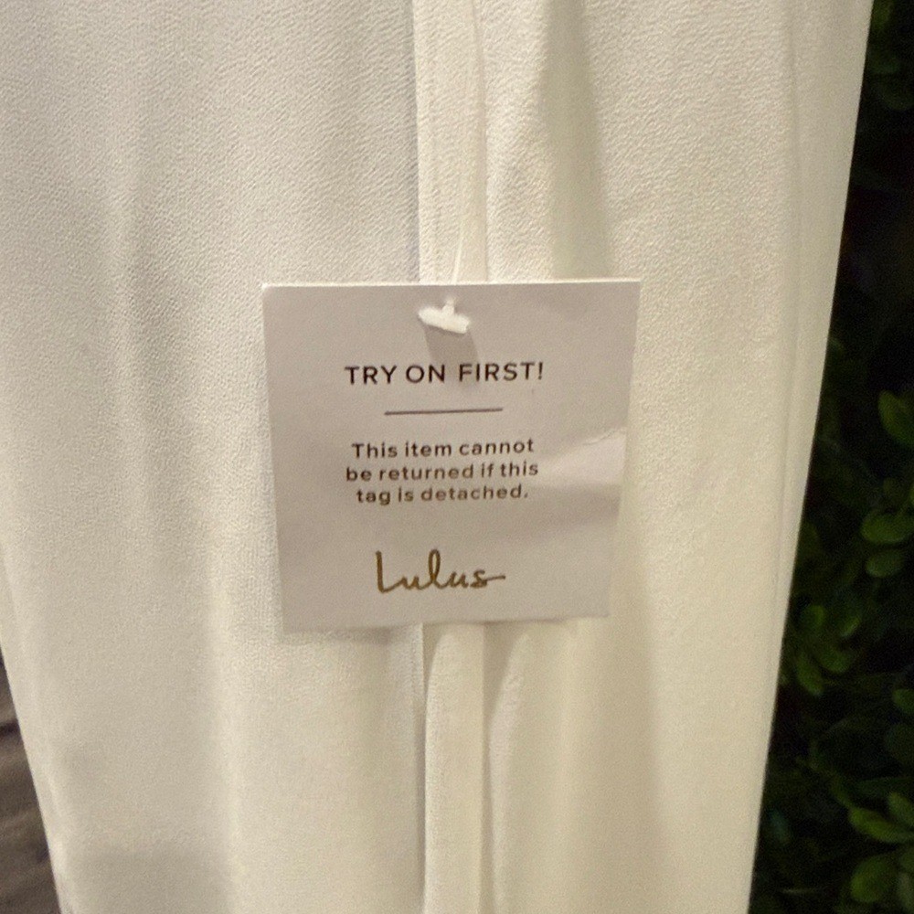 NWT- Captured Your Heart White Halter Dress