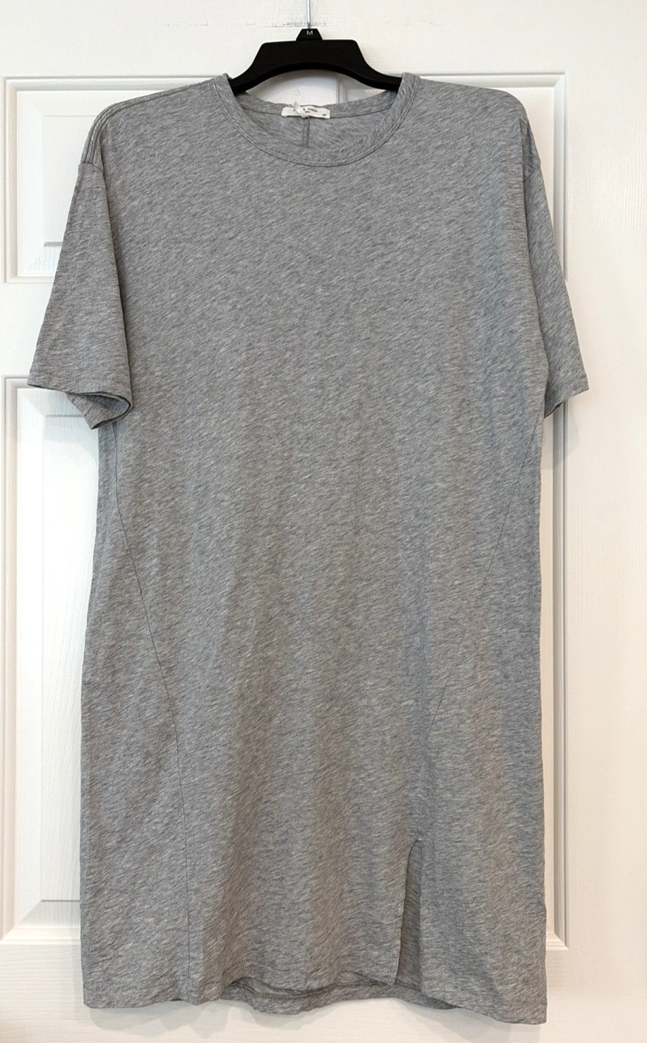 Rag & Bone Slub Dress Heather Grey S/P 100% Pima Cotton