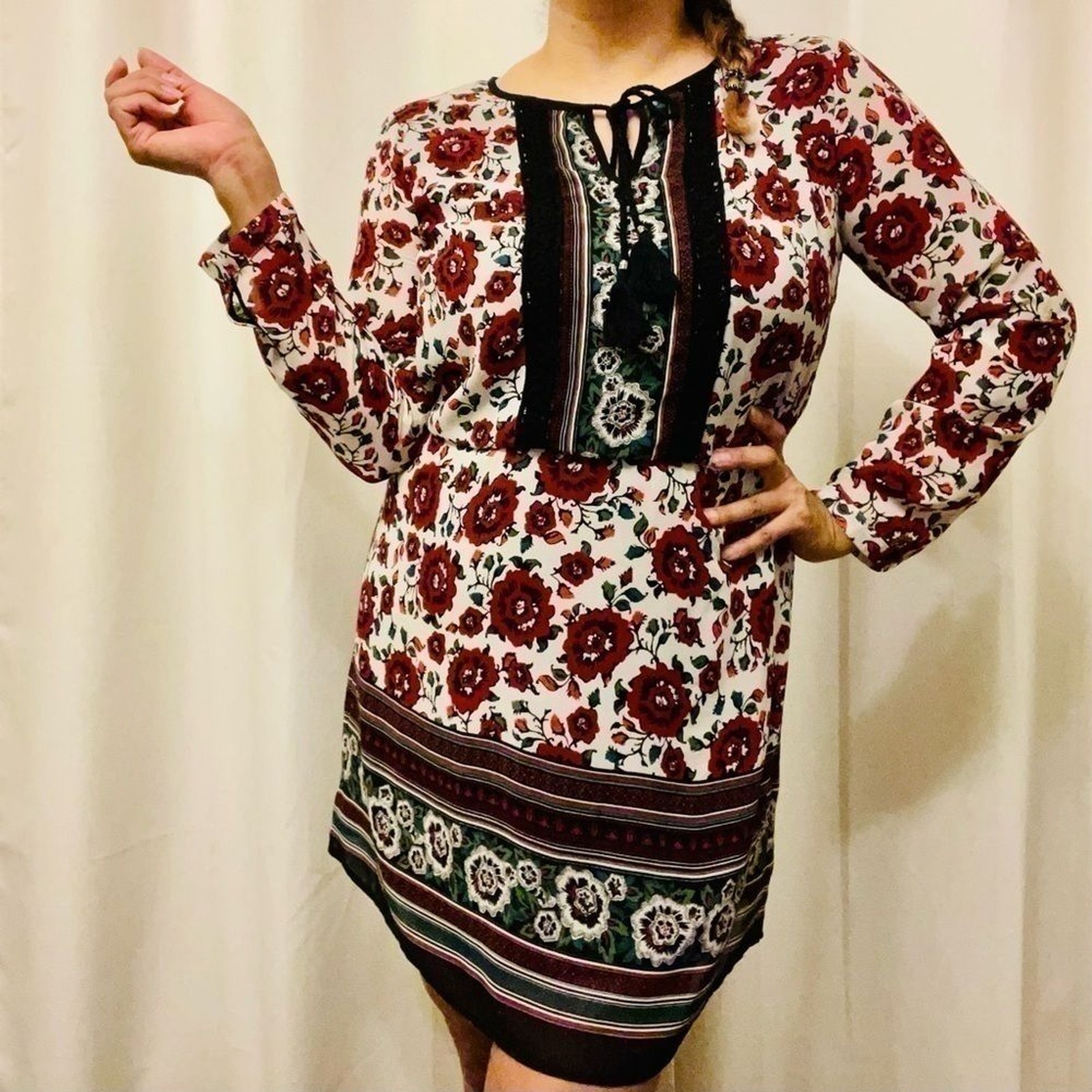 DR2 by Daniel Rainn NWOT Boho Floral Dress