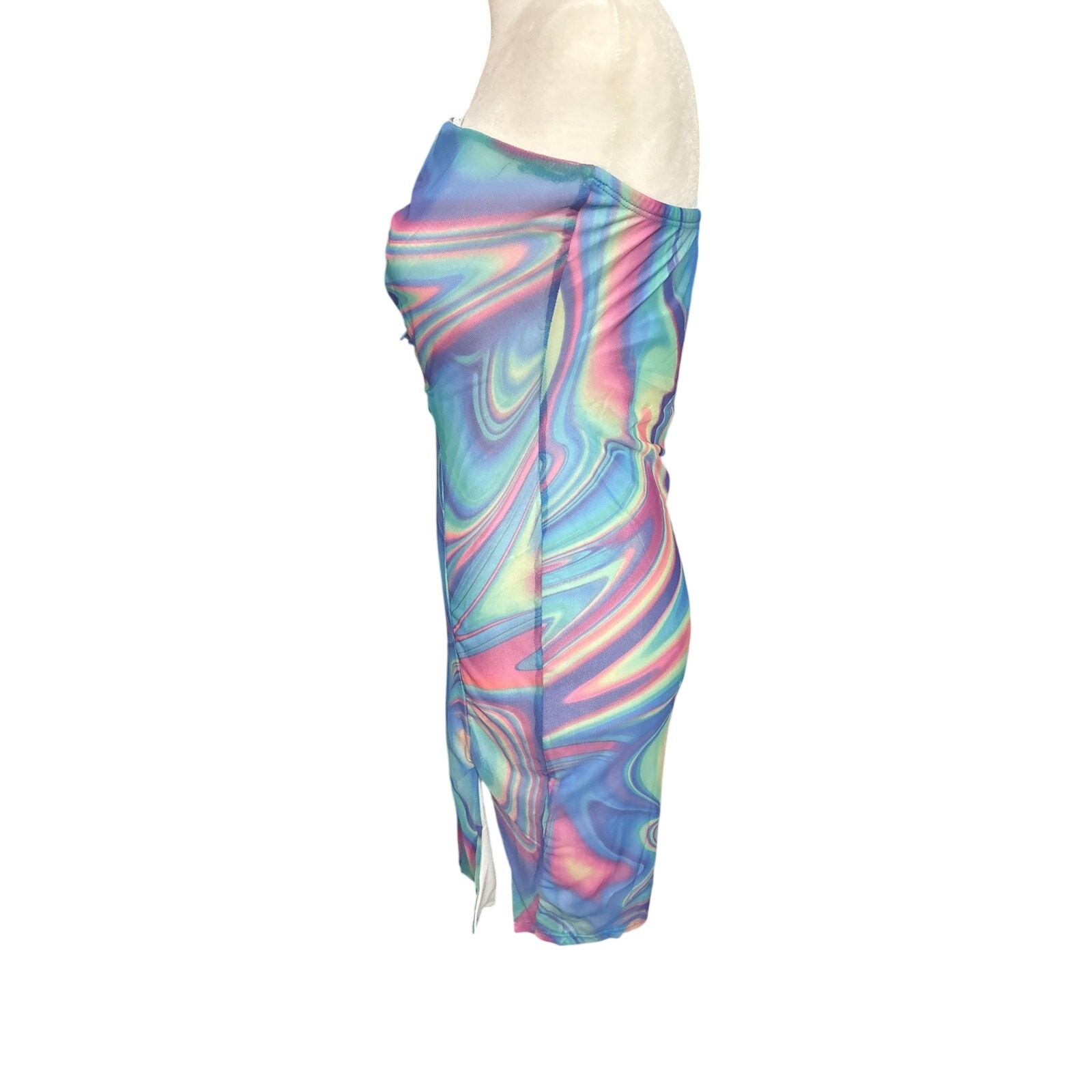 Sorella Abstract Print Bodycon Dress – Size M