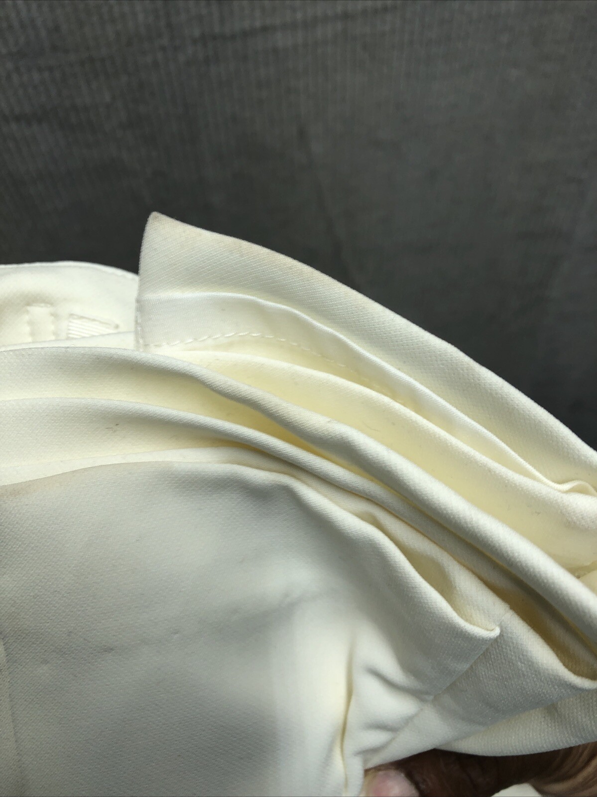 White House Black Market Strapless Jumper Size 0 Off White Split Layered Front