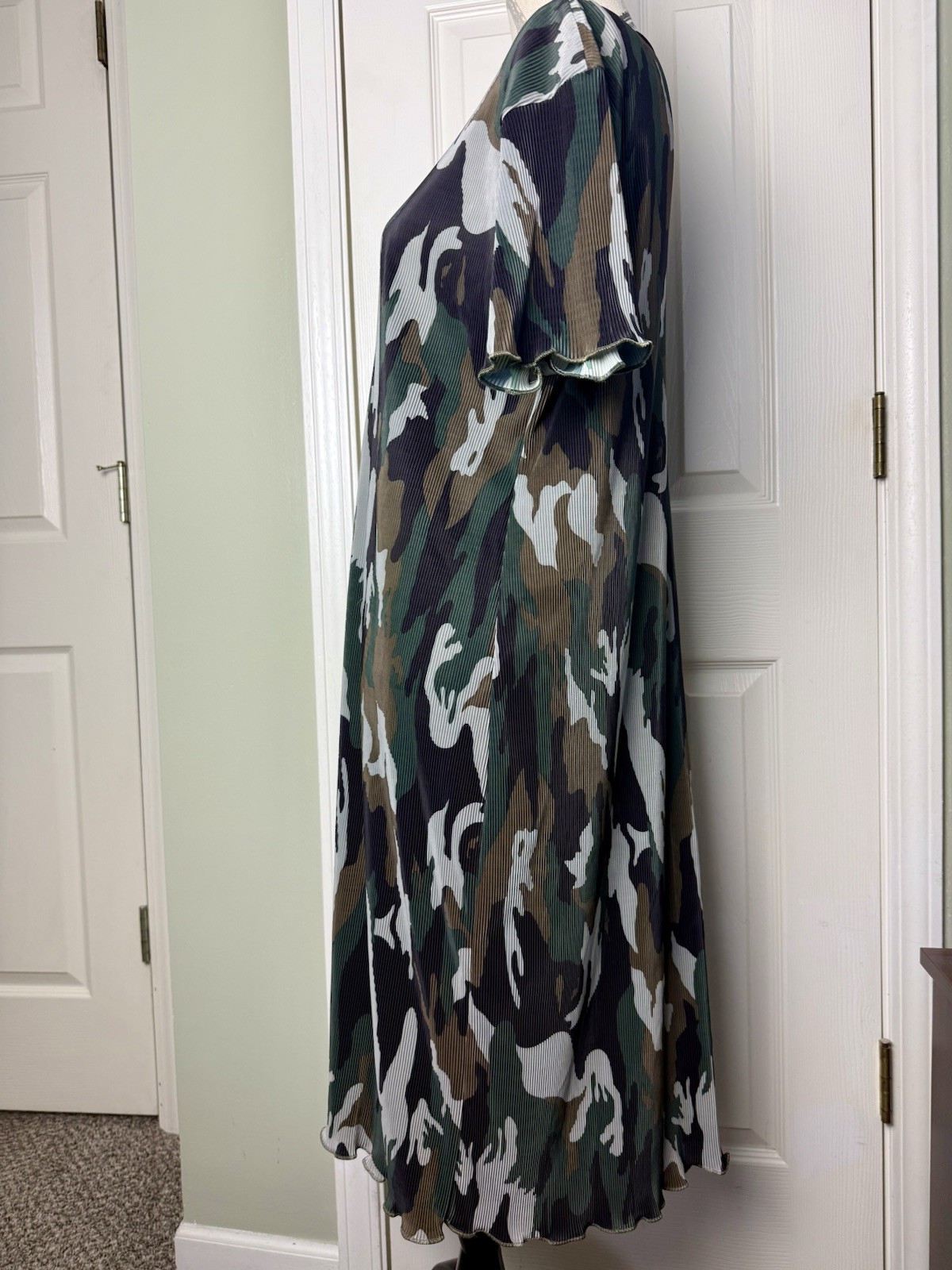 New 2XL Military Camouflage Lightweight Minimalist Relaxed Fit Comfy Dress Women