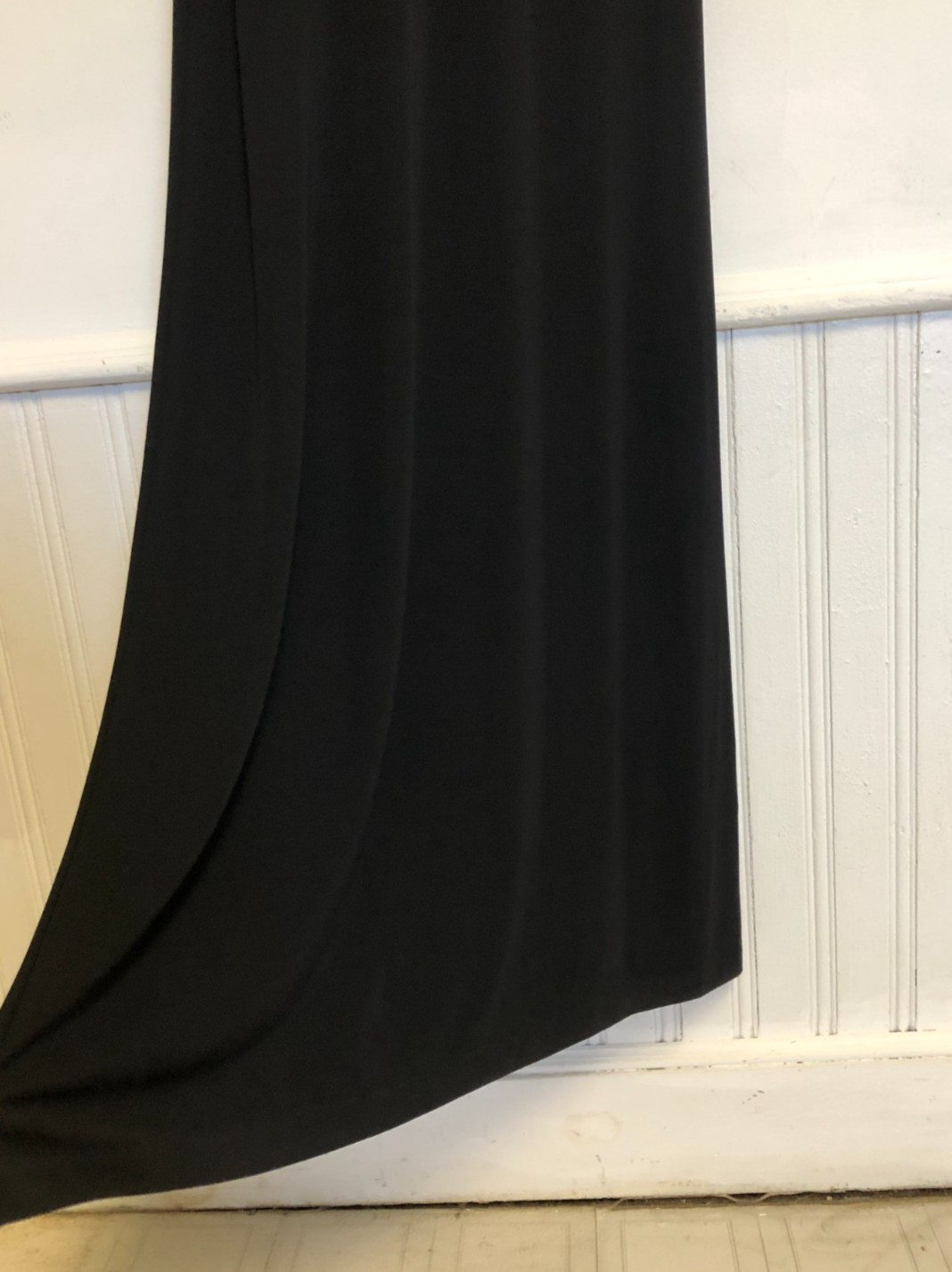 Lauren Ralph Lauren Elegant Maxi Dress Sz M Jersey Knit Sleeveless V-Back