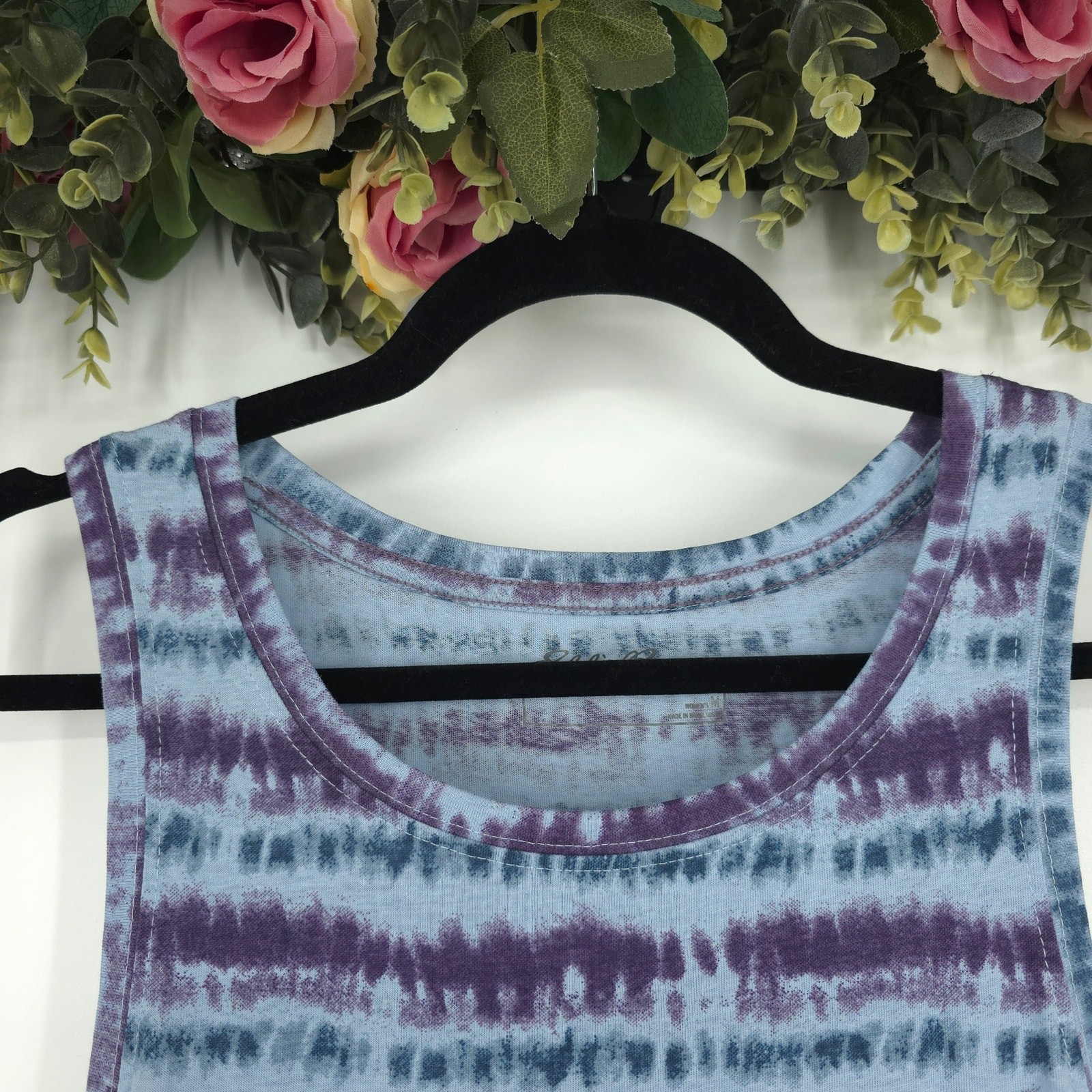 Eddie Bauer Coast and Climb Sleeveless Tie Dye Maxi Dress Size Medium NWT