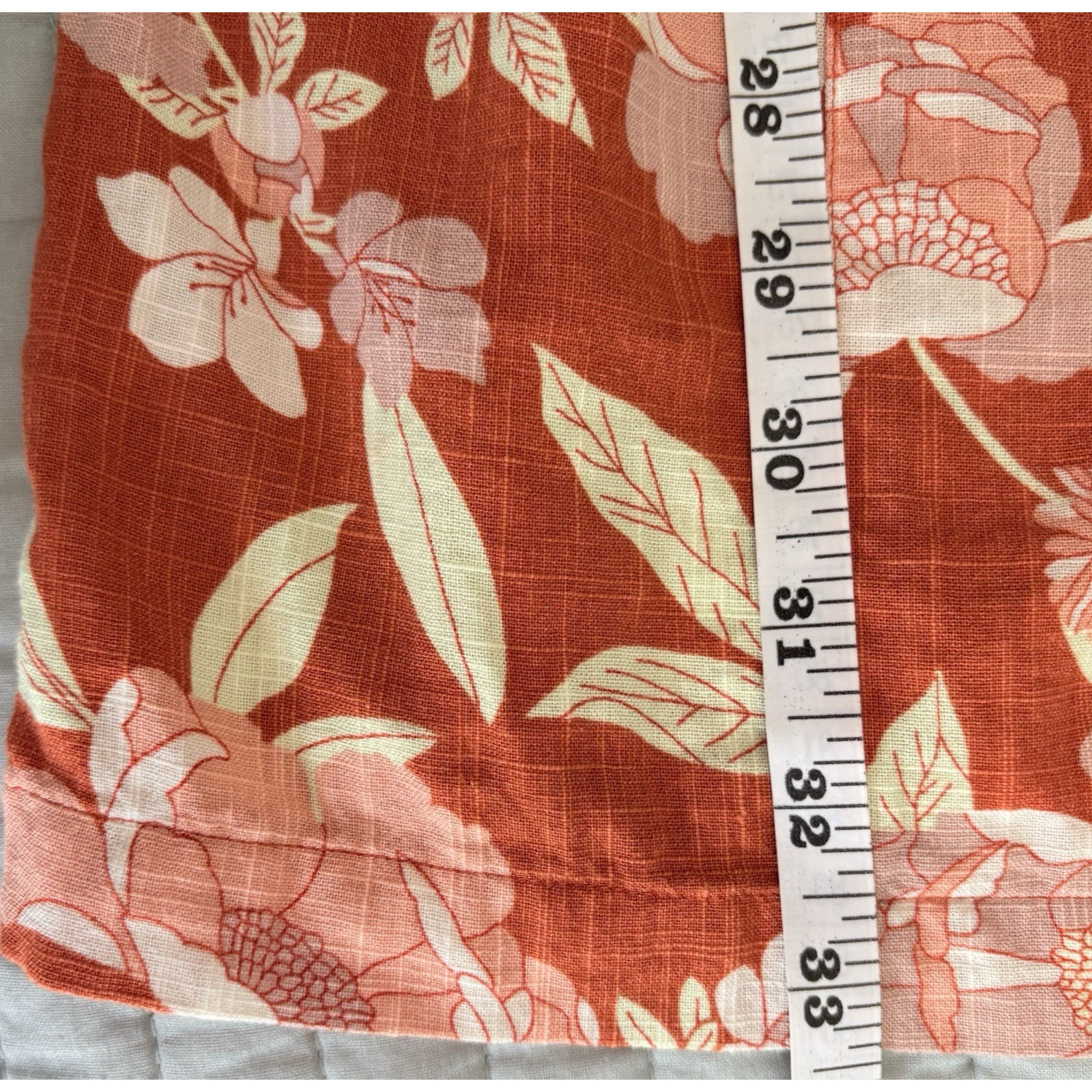 THE NORMAL BRAND Sonoran Slub Surplice Tank Mini Dress Orange Floral Resort S