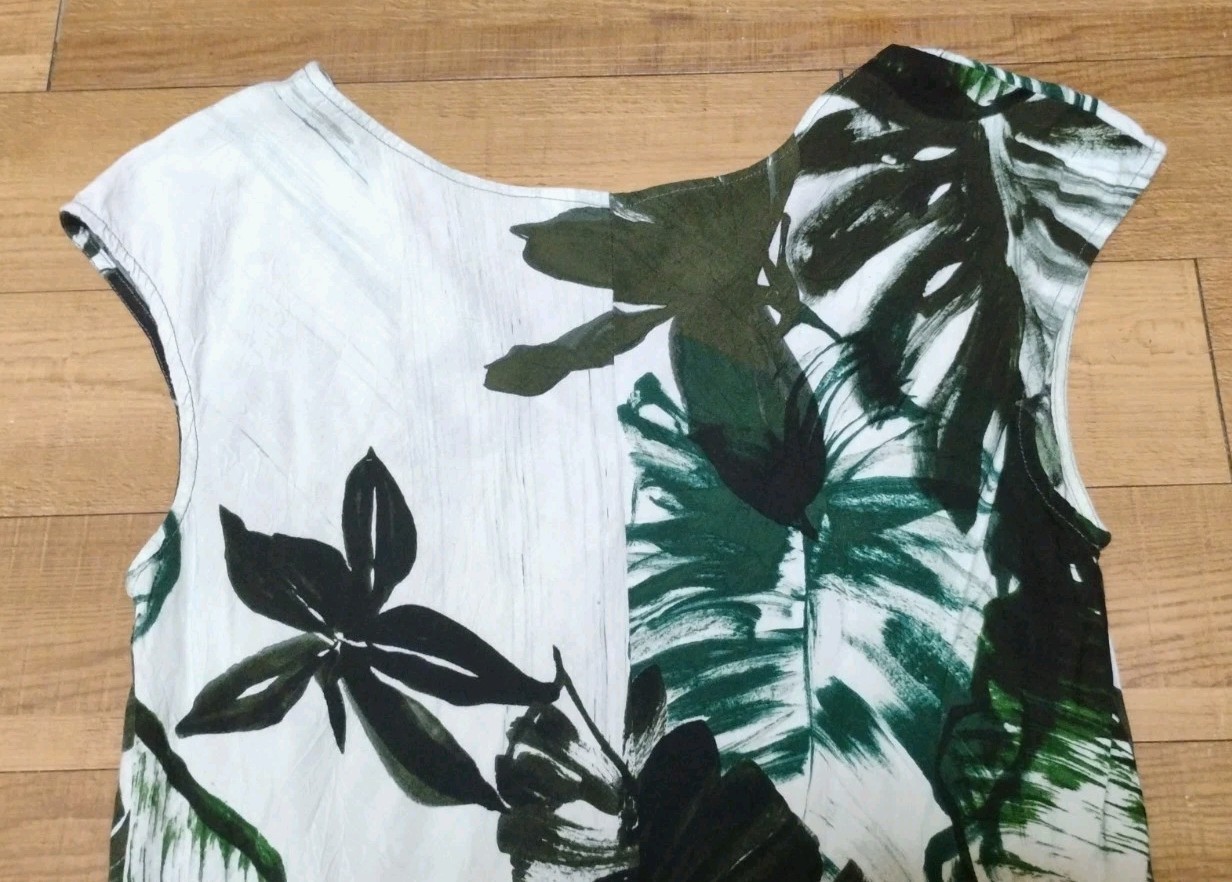 Jams World A-Line Swing Dress “Moon Palm” Sz M