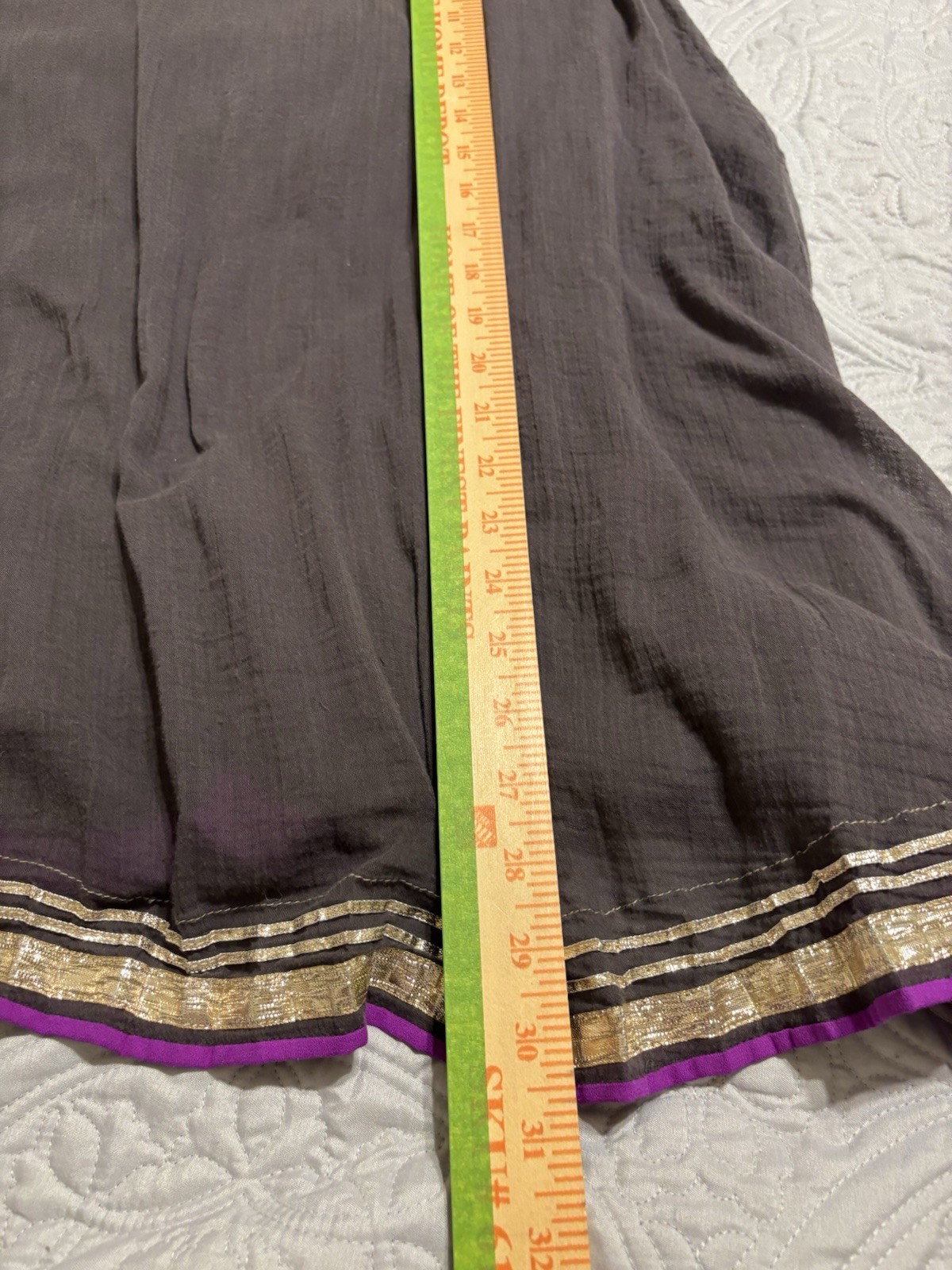Free People Gray Purple Solid Lace Trim Scoop Neck Sleeveless Shift Dress XS