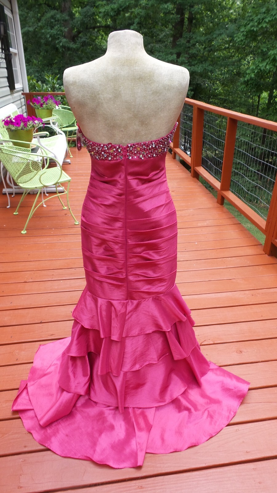 NEW Cinderella – Raspberry Pink Holiday Party Formal Evening Prom Dress size 8/M
