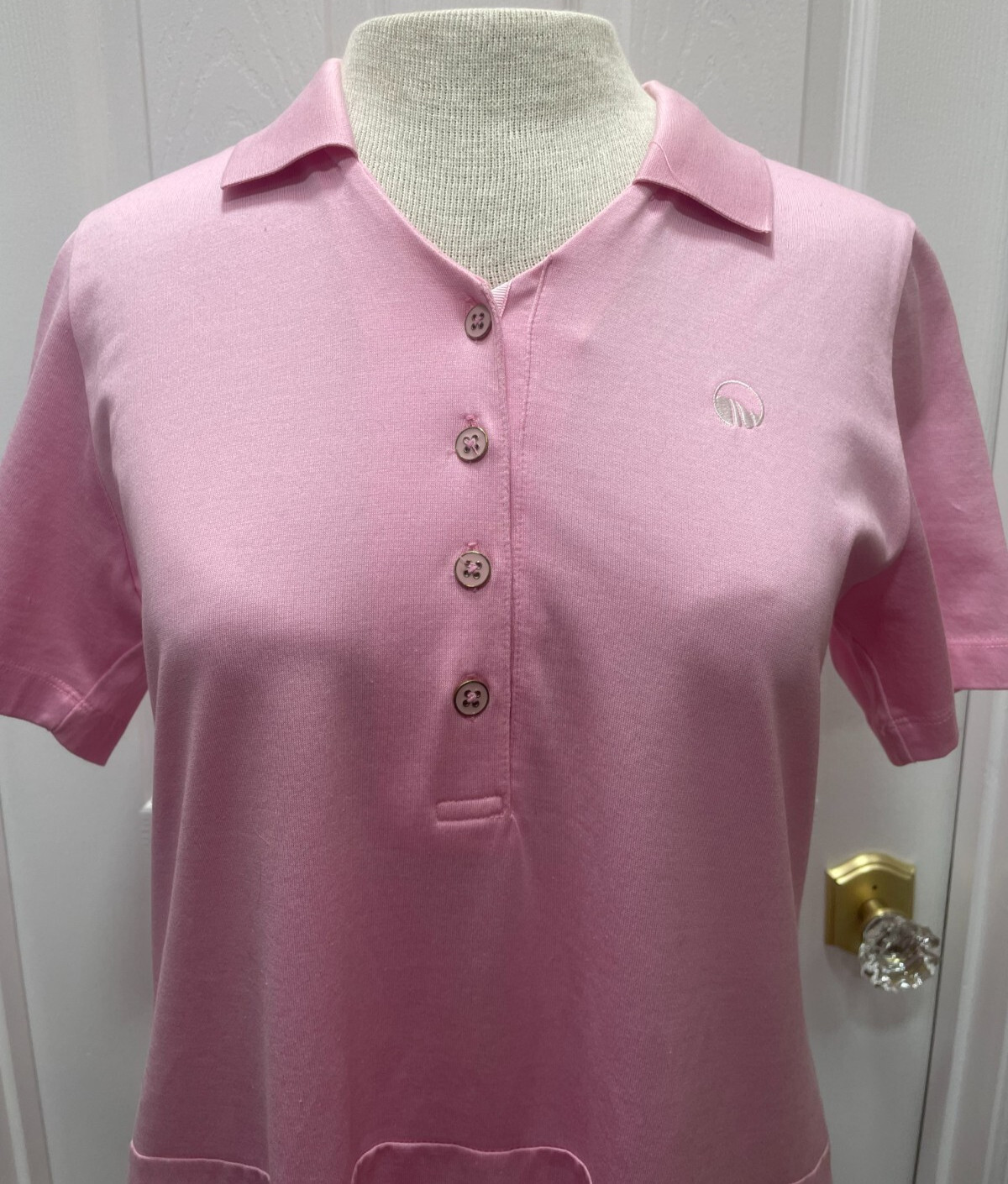 PETER MILLAR- LIGHT PINK PULL OVER DRESS- SIZE MEDIUM- WOMEN’S