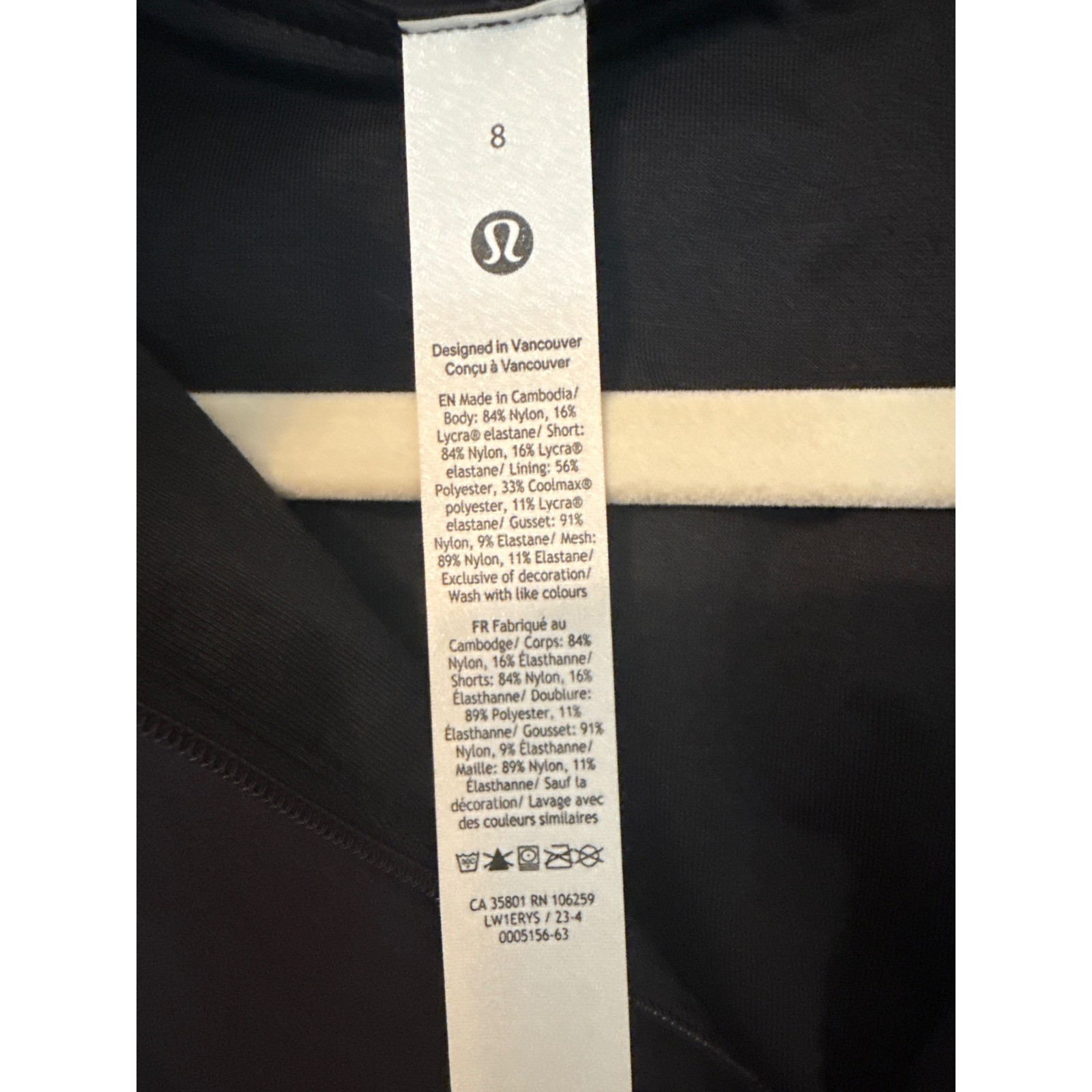 Lululemon Black Half Zip Long Sleeve Athletic Tennis Dress Size 8 LW1ERYS