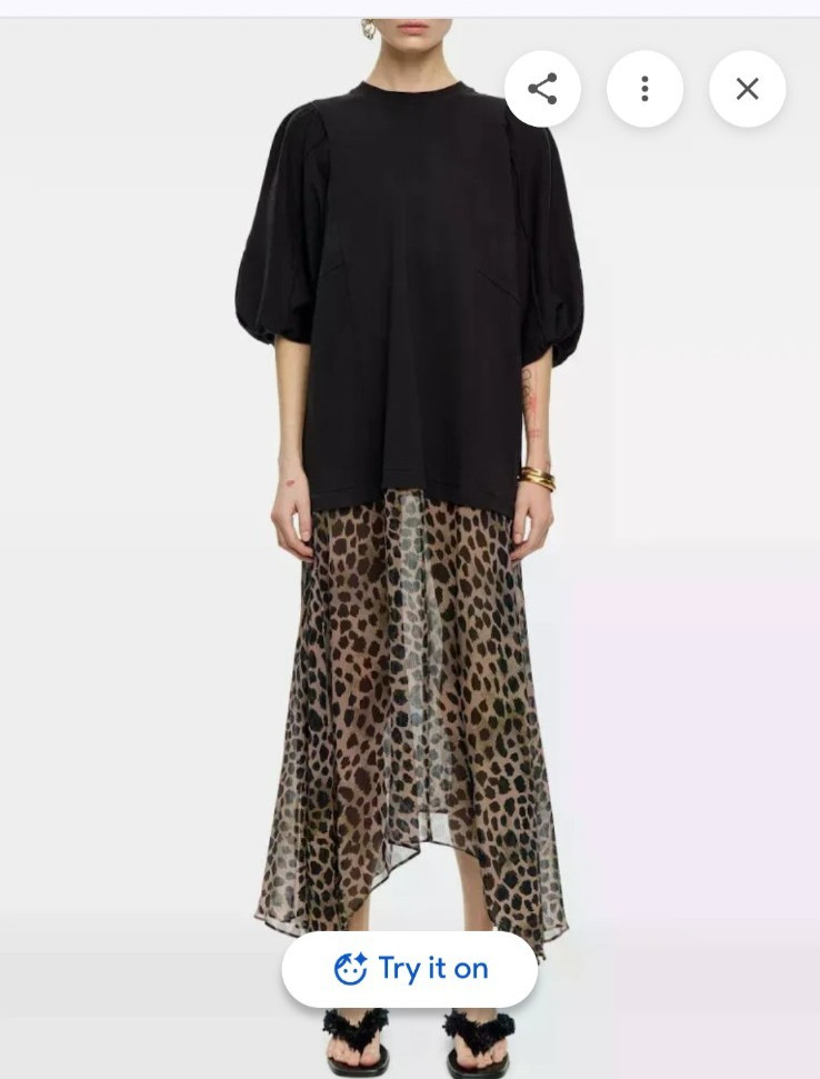 Bimba y lola leopard dress size S