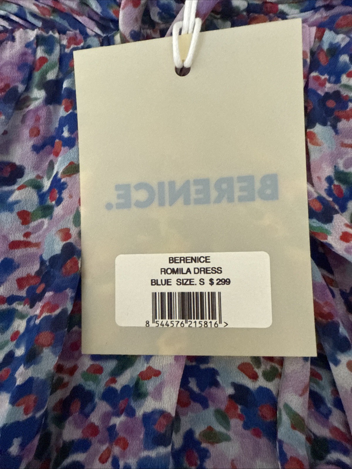 BERENICE Romila Printed Flowing Maxi Dress BNWT 36/S $299