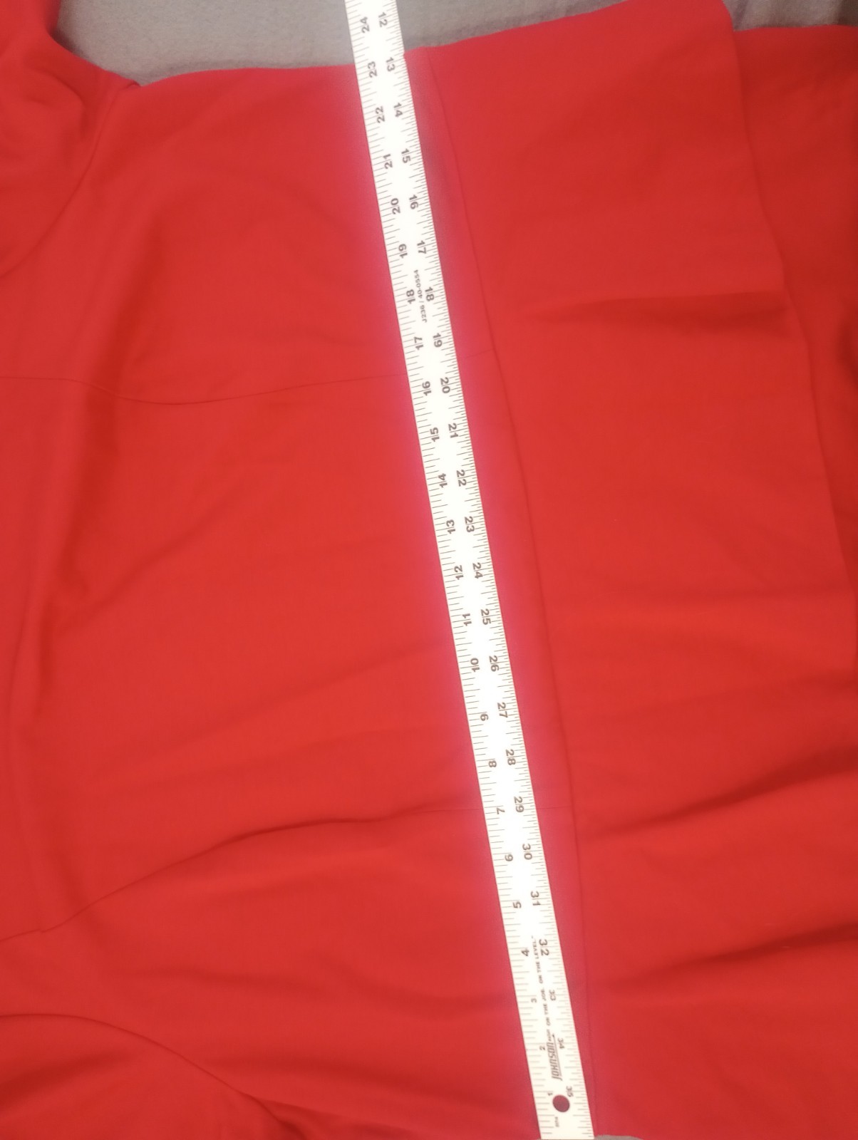 Talbots 18W Red Fitted Ponte Stretch Peplum 3/4 Sleeve Statement Holiday Classic