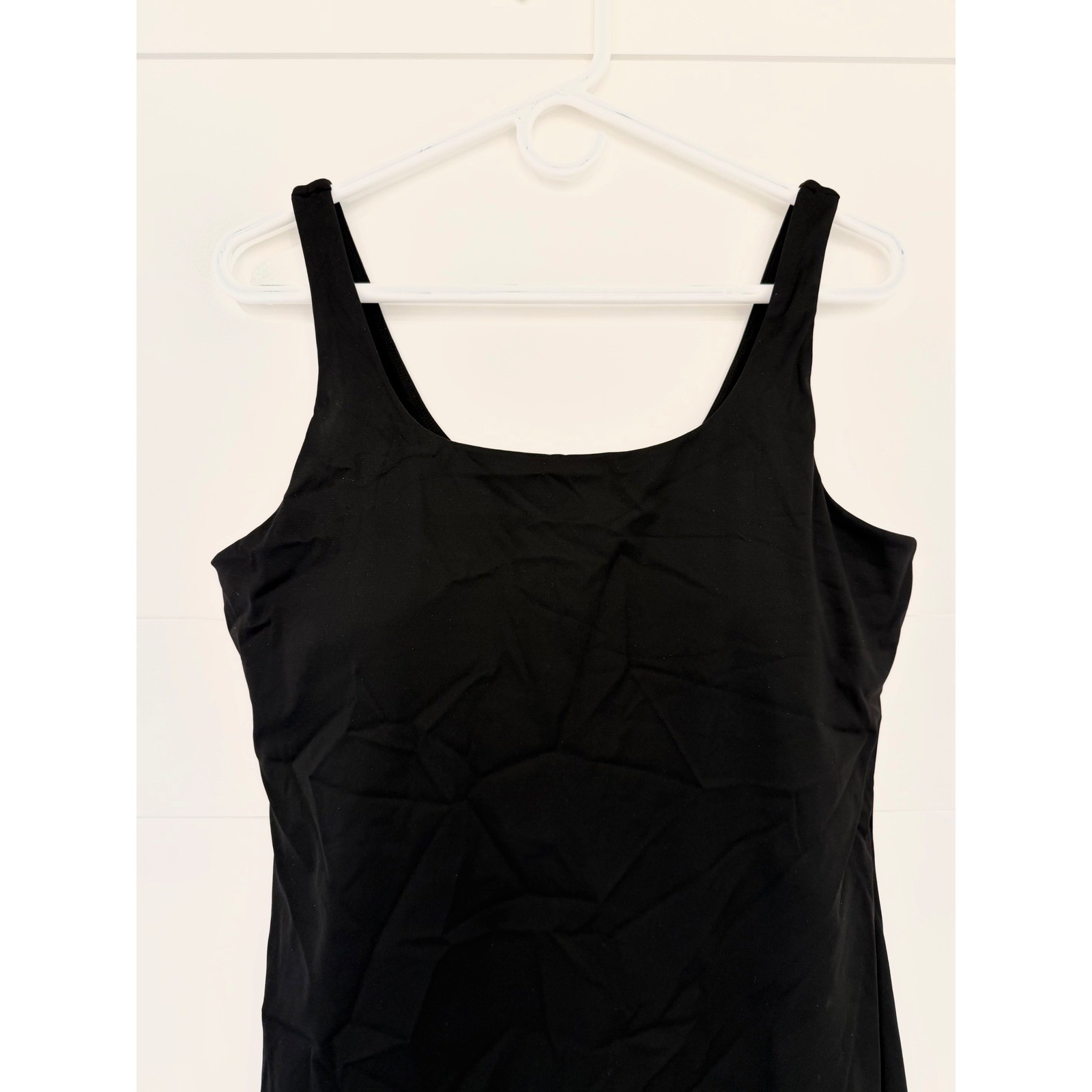 Sexyasasii Black Athletic Exercise Dress with Built-in Shorts Size L