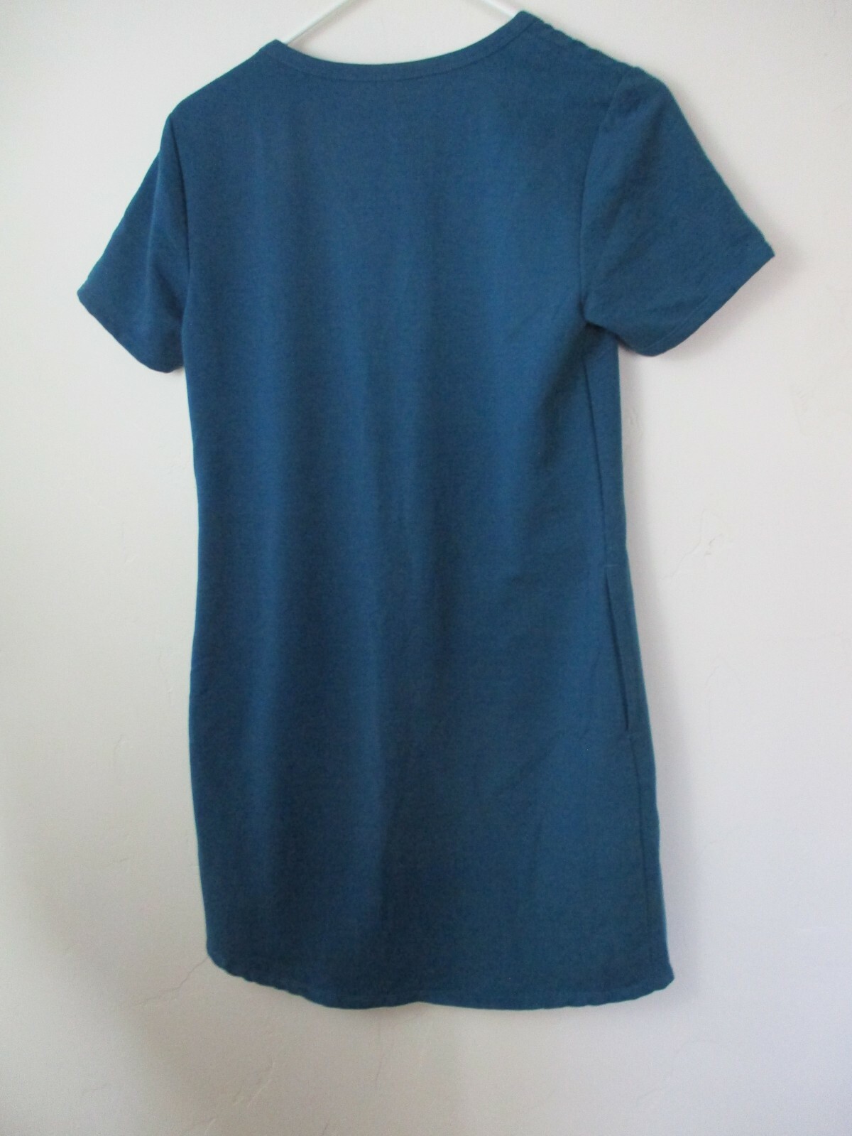S 32 cool dress green sweat shirt fabric short sleeve