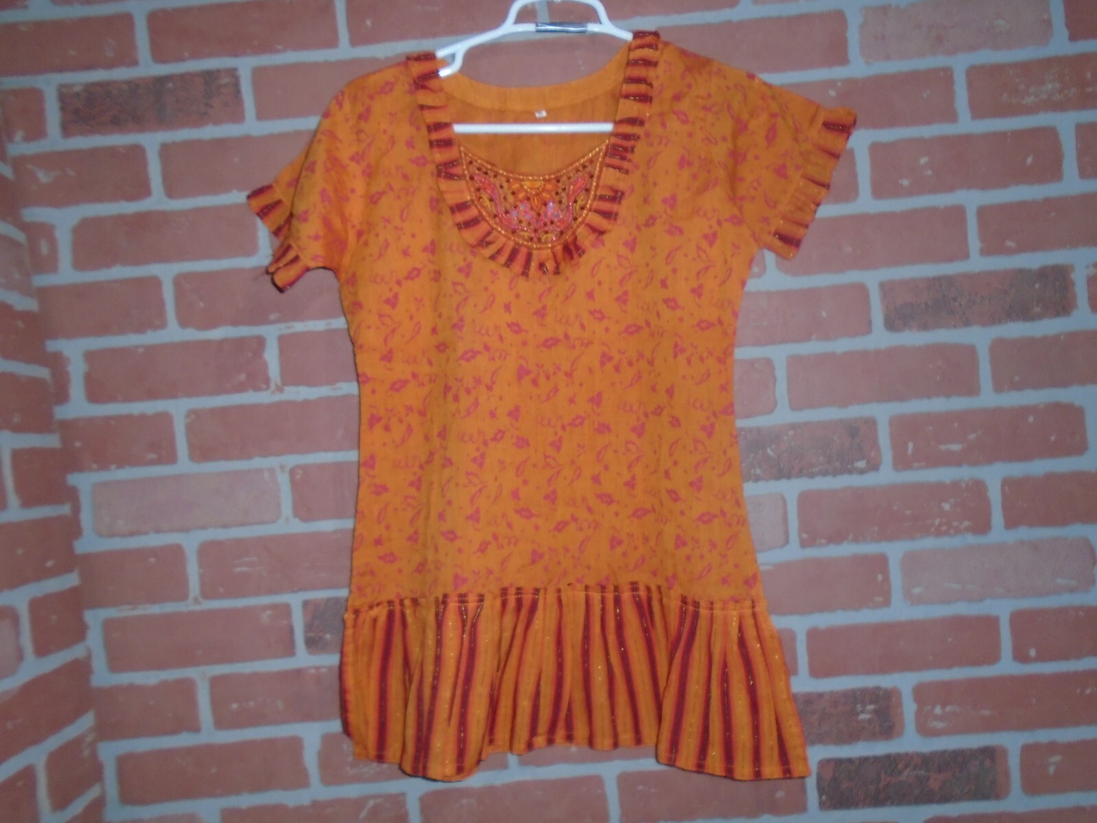NATIVE AMERICAN STYLE FEMALE DRESS SIZE 36-SEE PICTURES FIRST