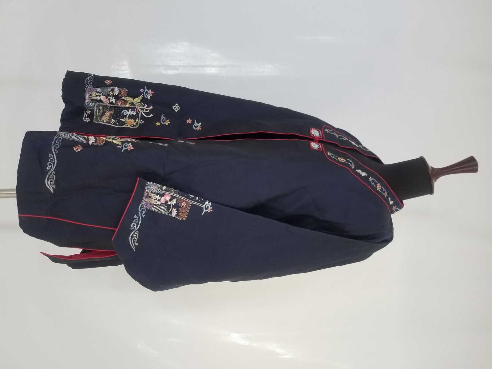 Vintage Traditional Korean Silk Brocade Embroidered Hanbok Jacket
