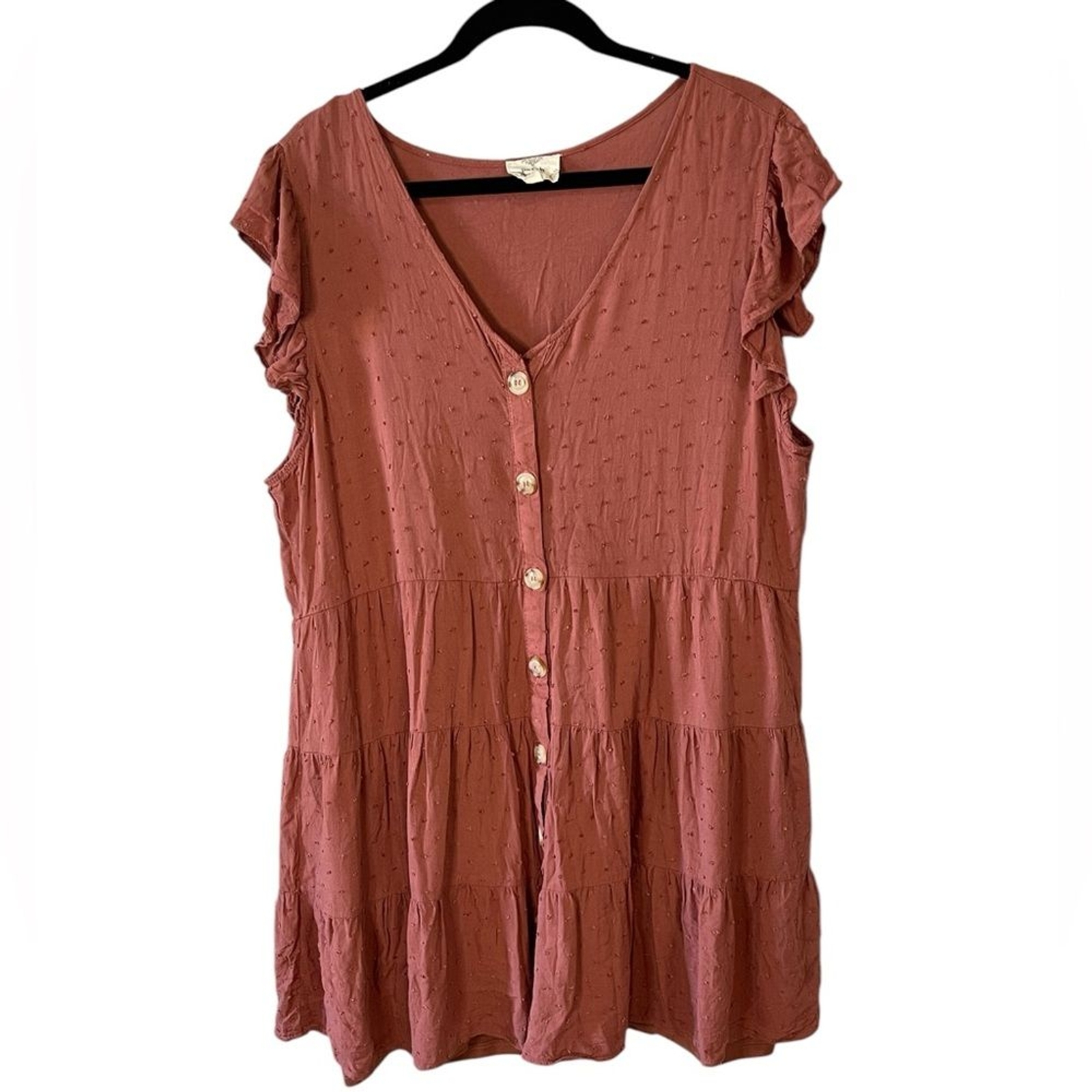 Perch by blu pepper Curvy tiered Dress 3XL –