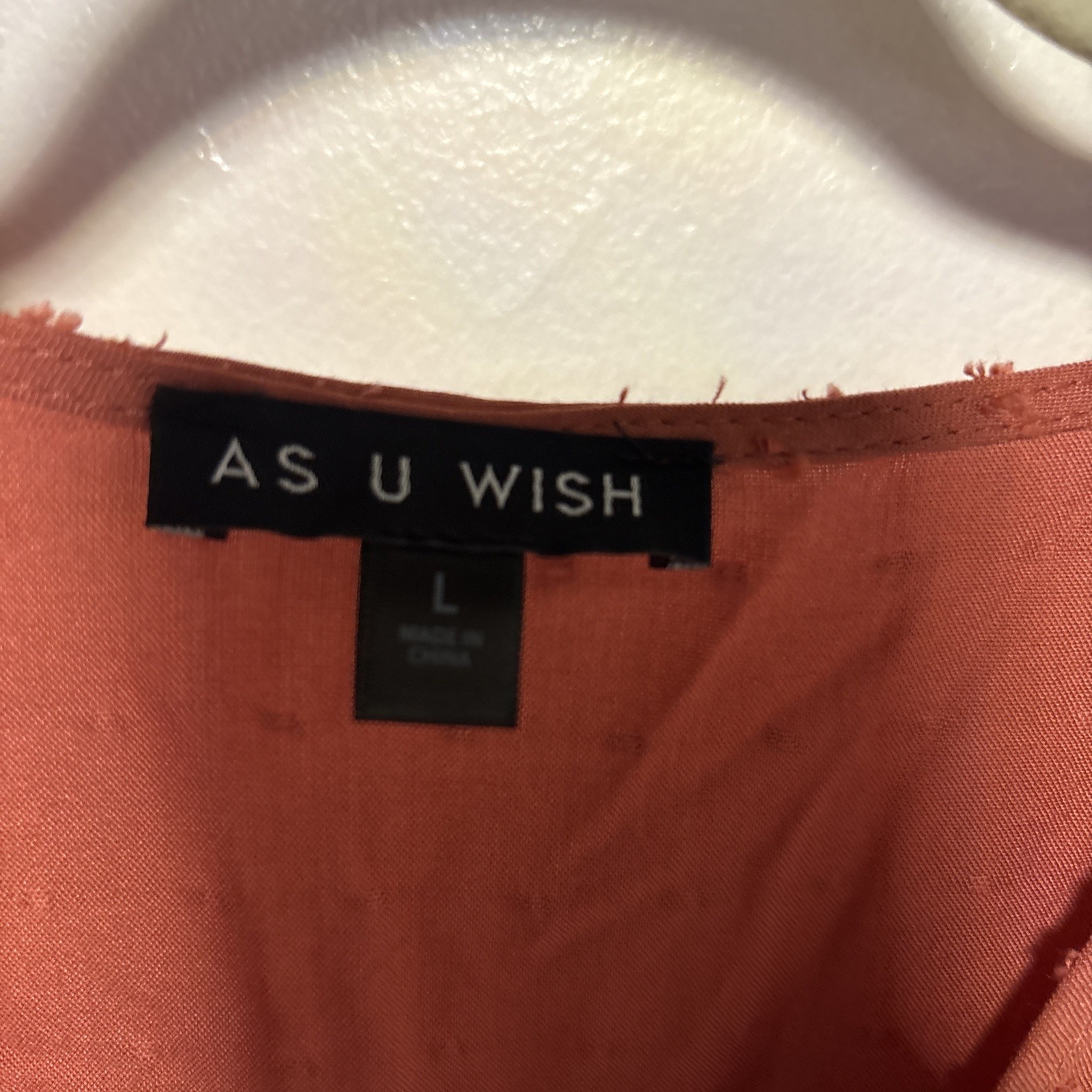 AS U WISH White Textured Smocked Waist Mini Dress.