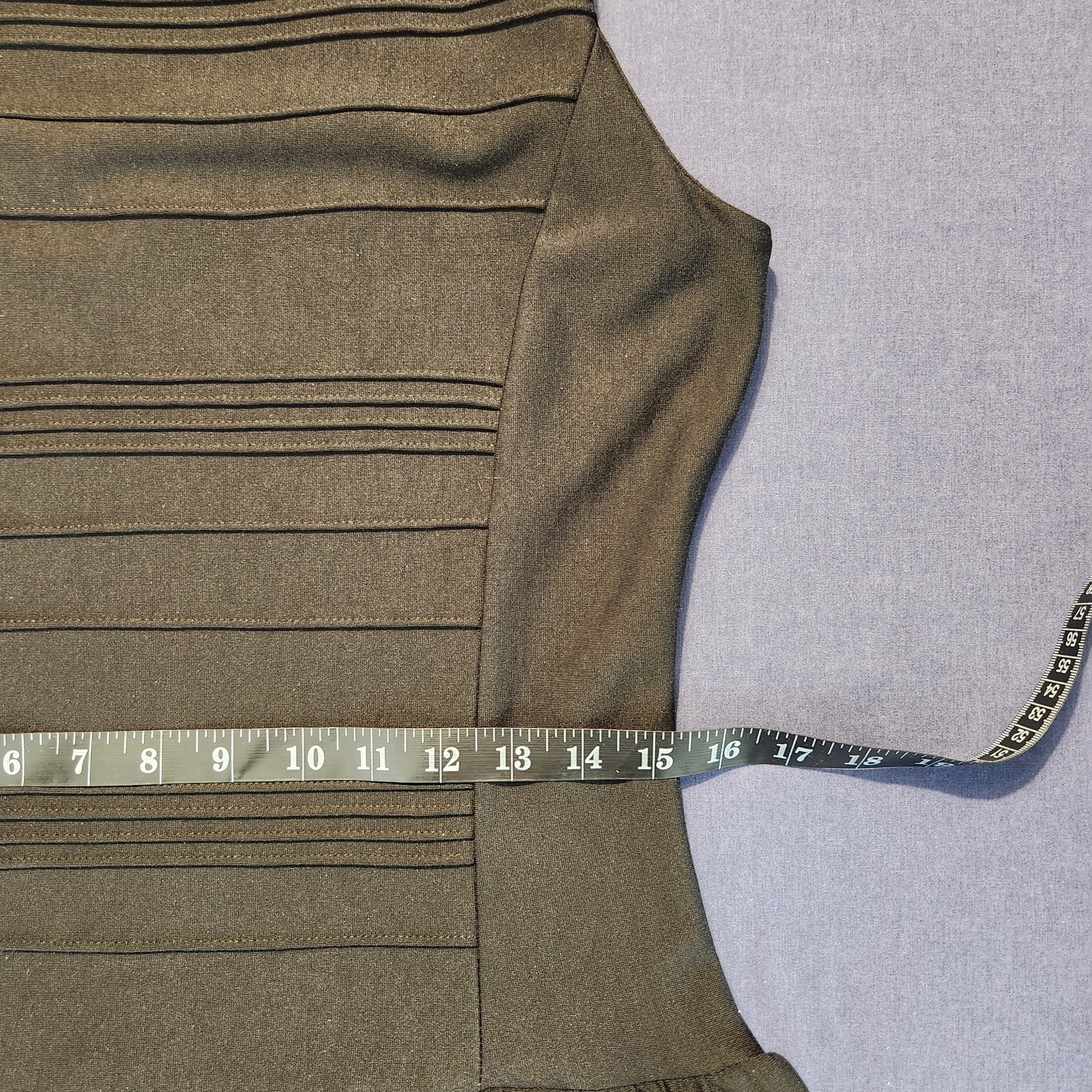 VTG Worthington Drop Waist Quiet-luxury/Old-Money/Minimalist Black Dress L