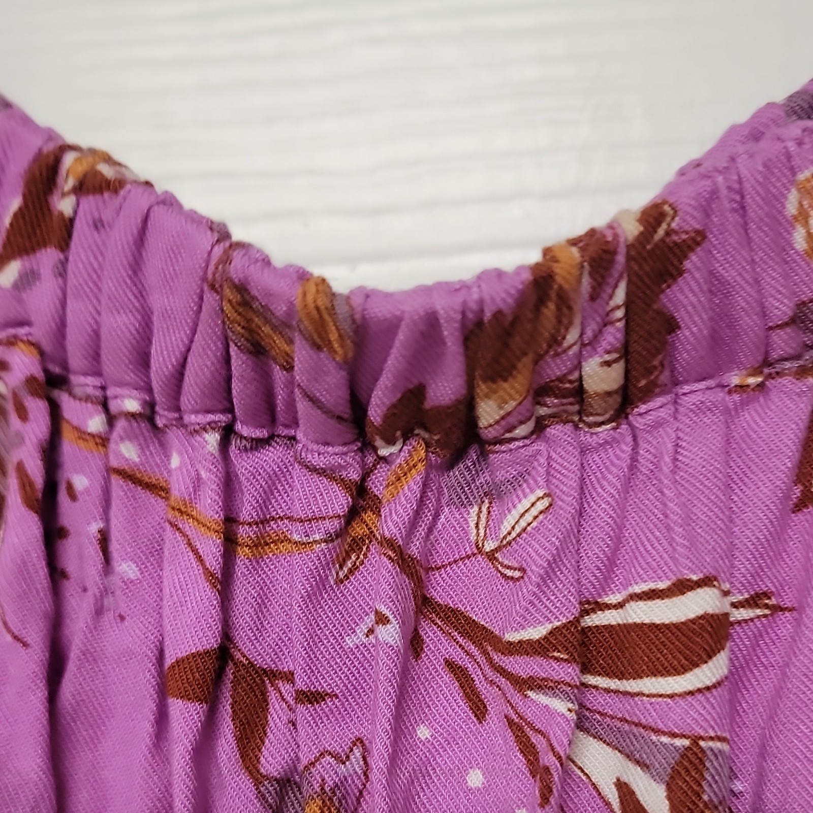 Isabel Maternity by Ingrid & Isabel Maxi Dress M Purple Floral Off Shoulder