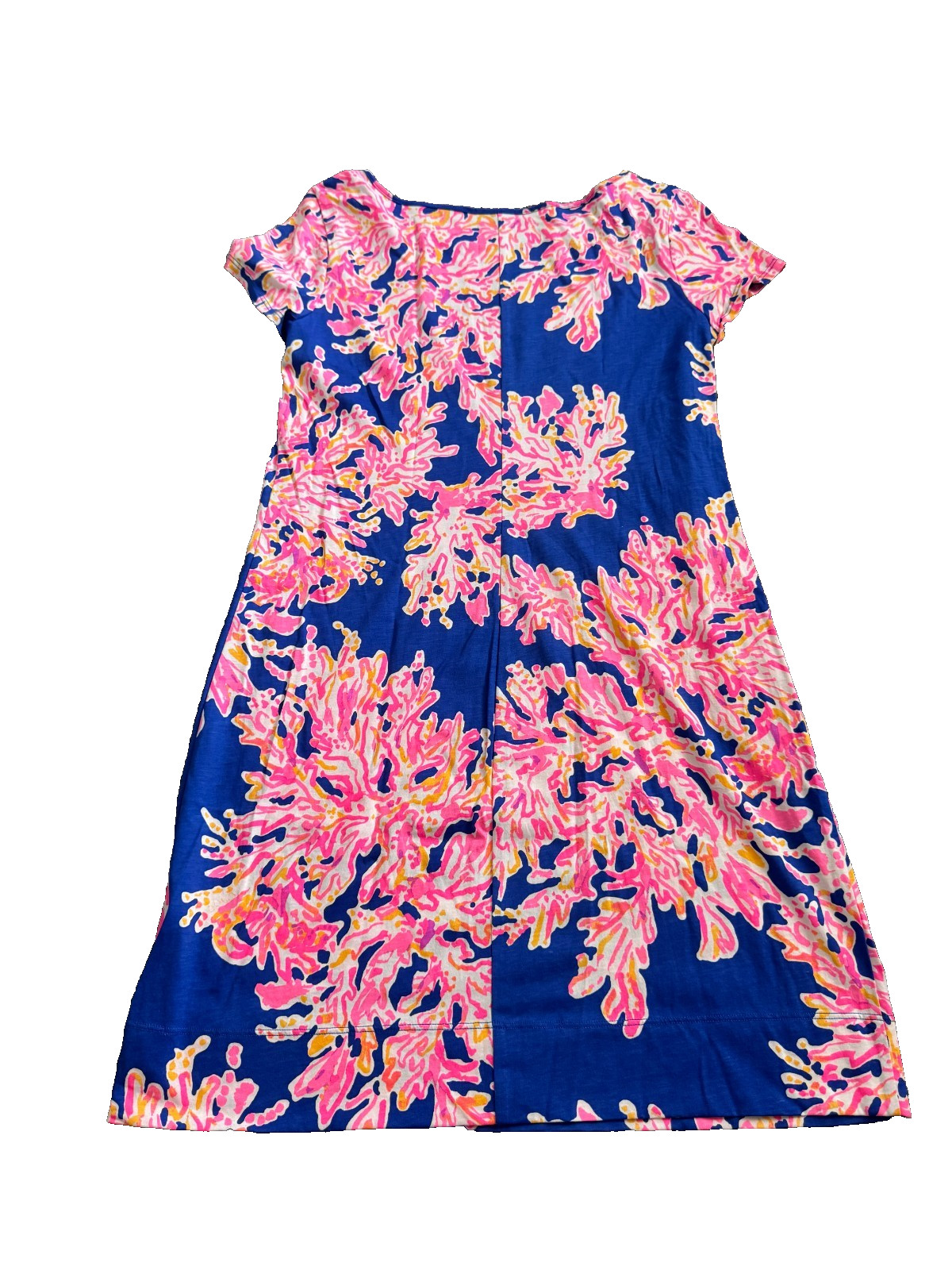 Lilly Pulitzer Marlowe Cotton Dress Medium Brilliant Blue It’s Electric