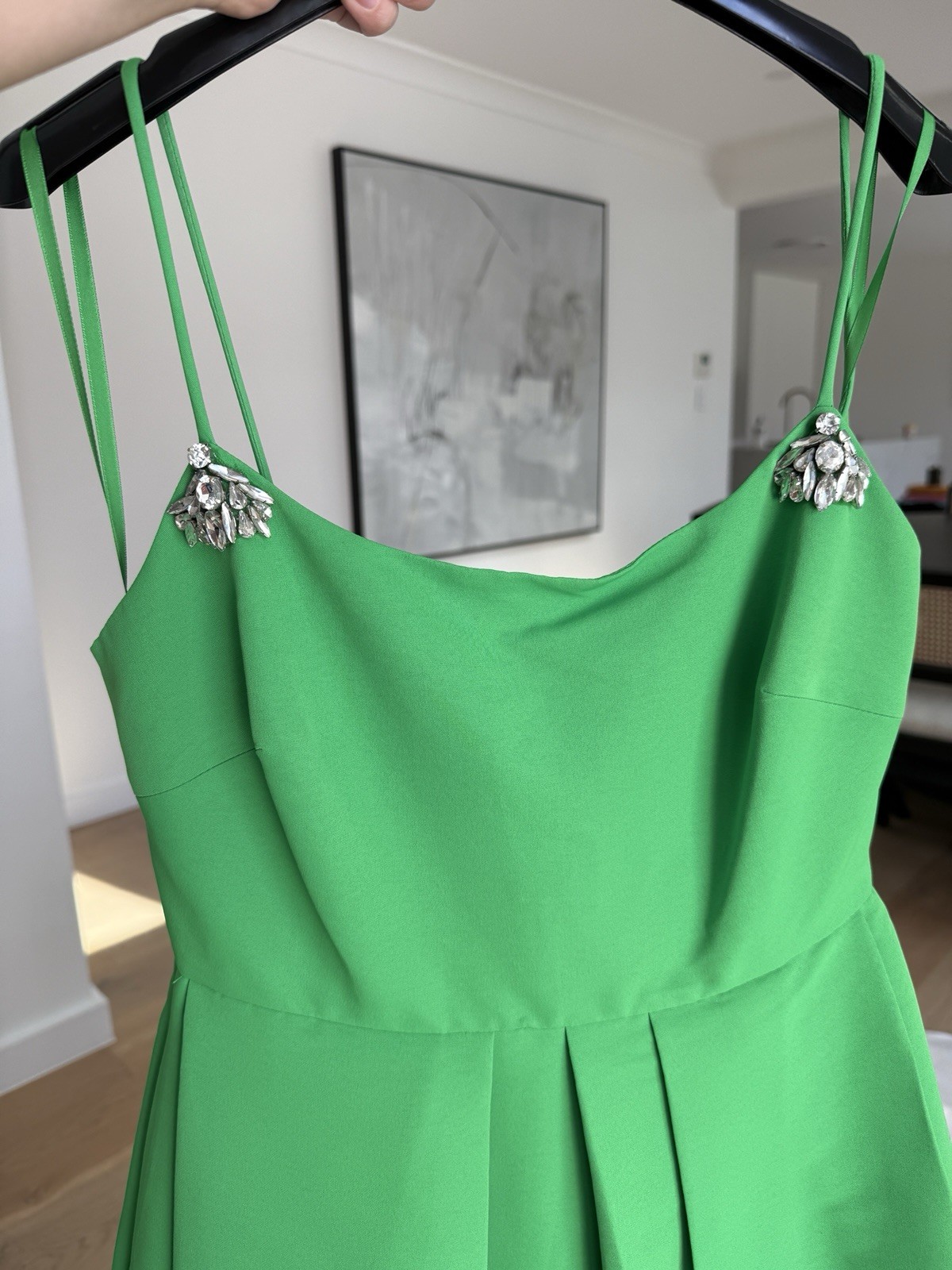 Sachin + Babi Gwen pleated faille gown