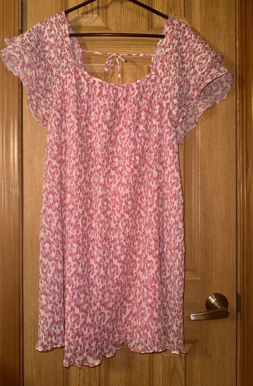 Wishlist Apparel Women’s Floral Pink Dress Size m