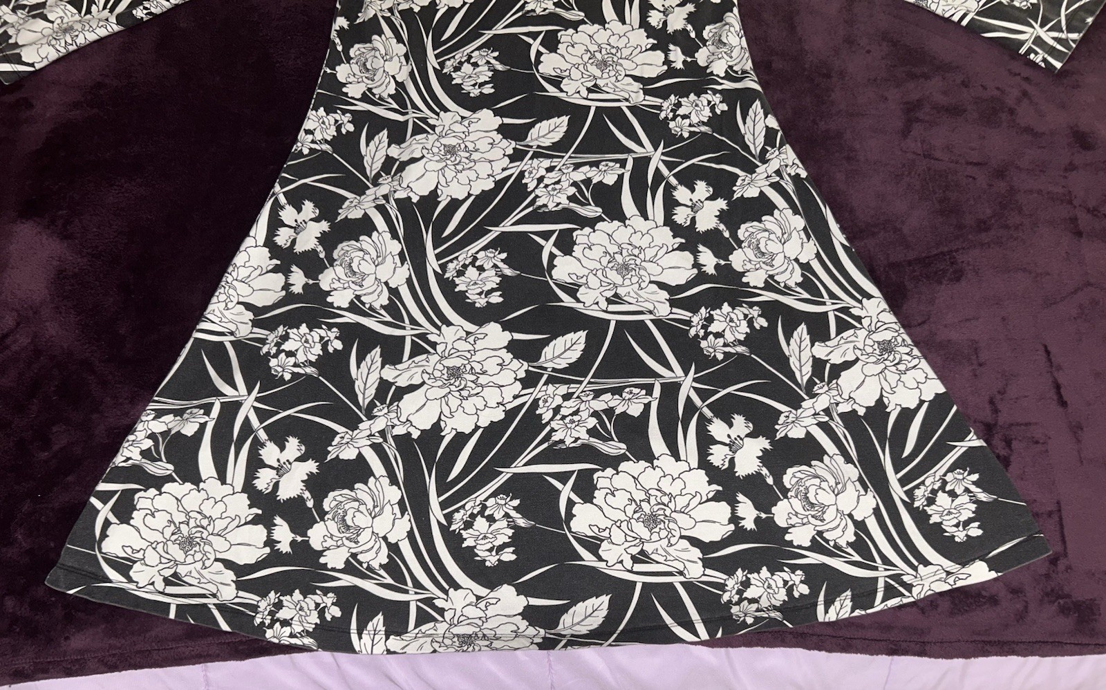VTG Early 2000’s Bryn Walker Long Sleeve Long Floral Dress-Excellent-M-Unworn