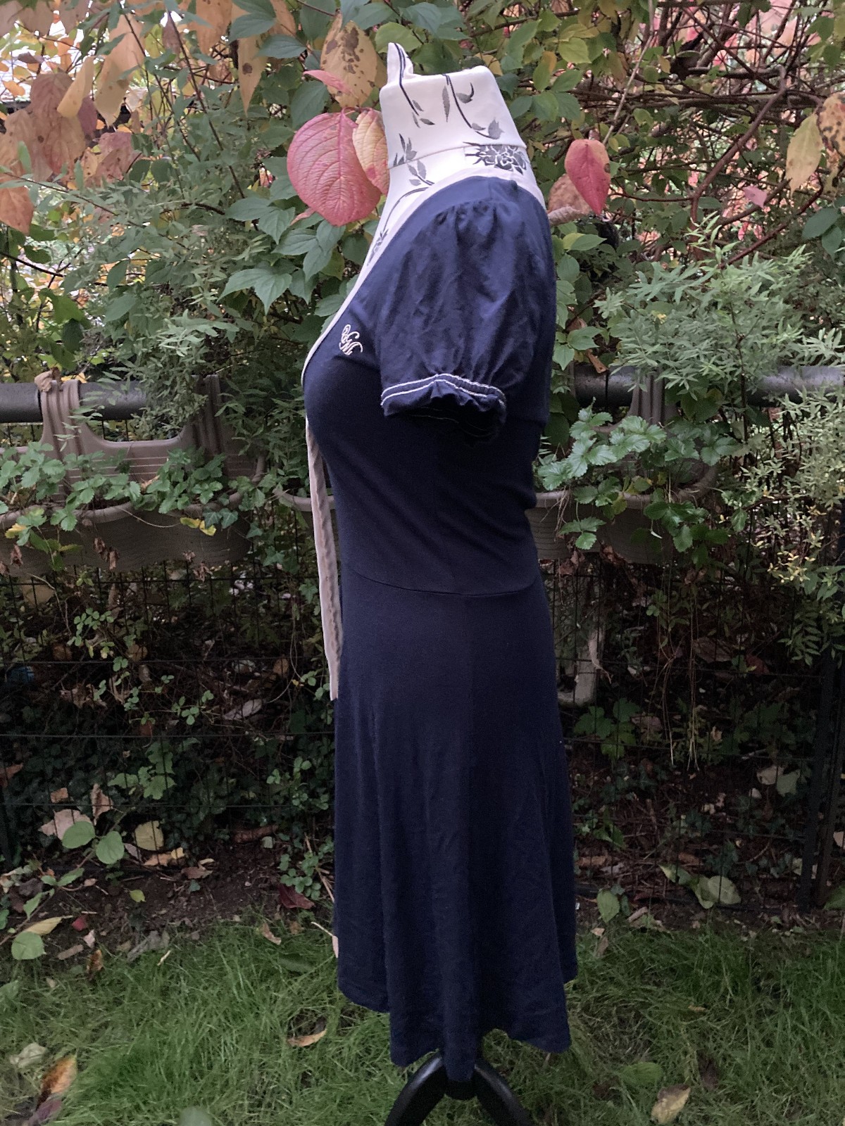 Cute Sailor Dress by Vive Maria Sailor Dress Navy and White in M