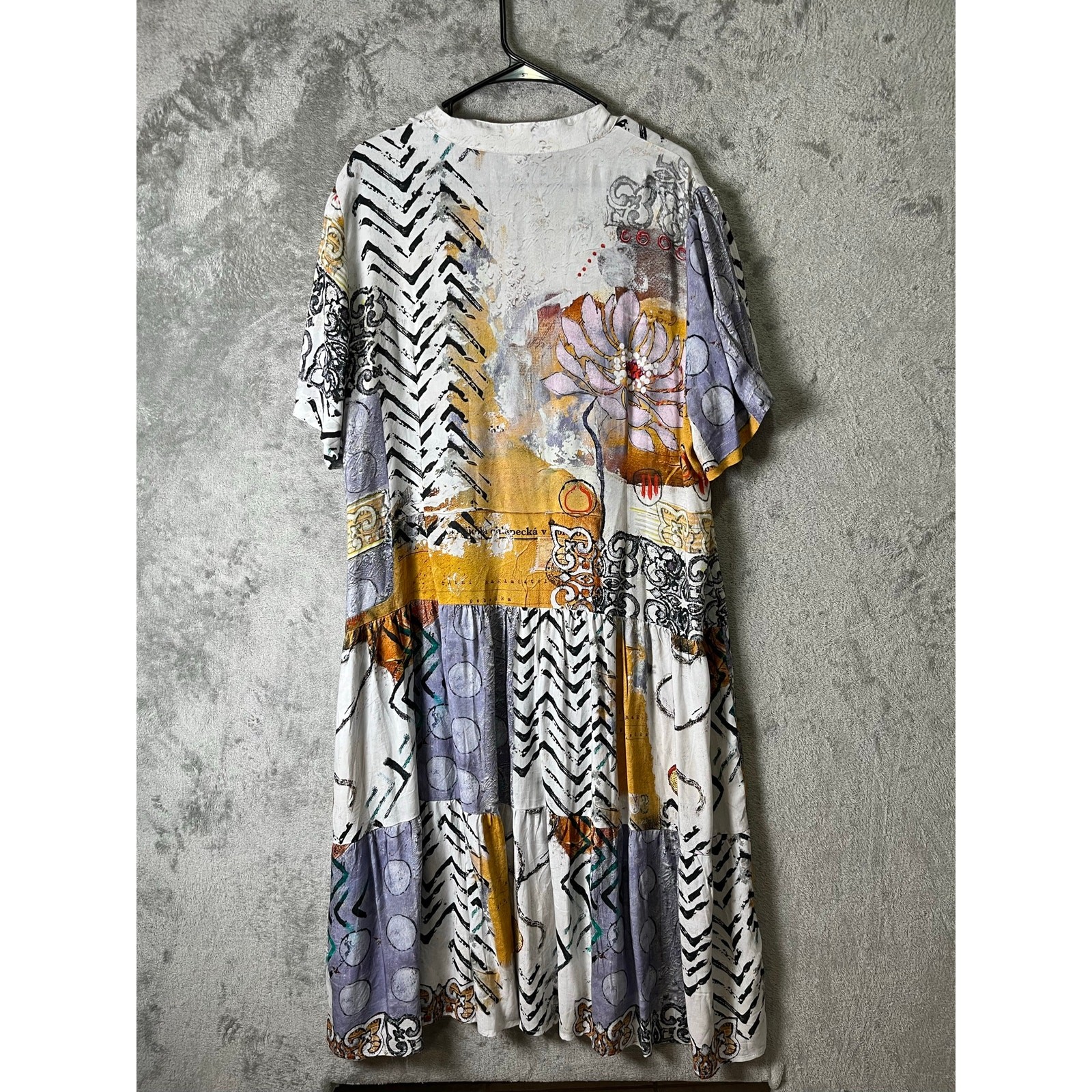 Simply Art by Dolcezza Good Enough Art Dress Painterly Boho Gallery Core XXL