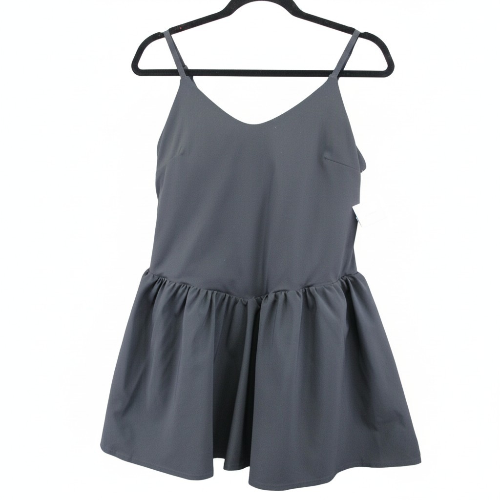 Joy Lab Women’s Active Dress Size Large Black Onyx Built In Shorts NWT #5663