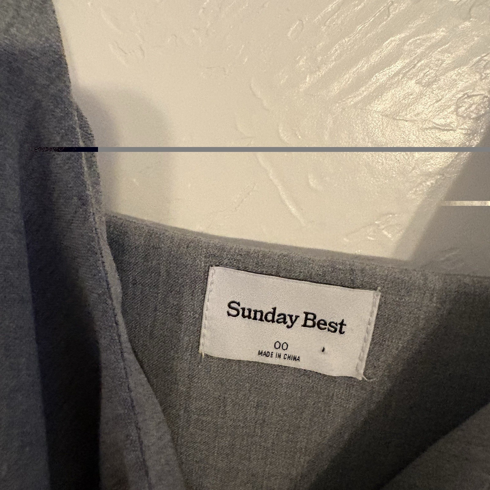 Sunday Best Gray Pleated Mini A-Line Dress Square Neck Strappy Lined Zip 00