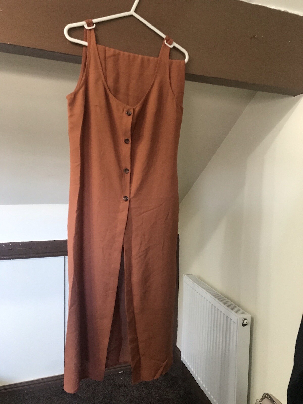 Essnce Soild Split Hem Halter Top & Trousers