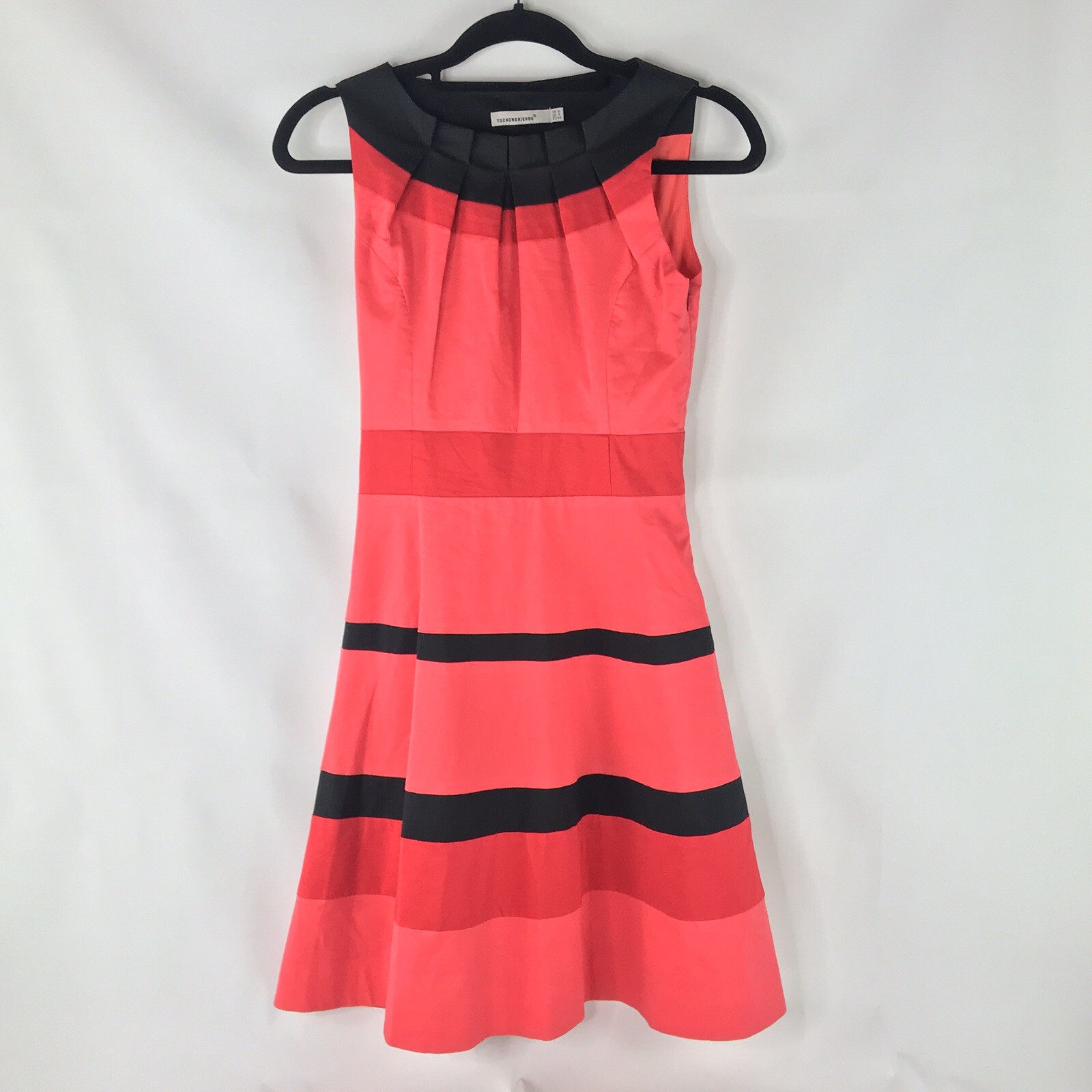 Yuzhongxiehou dress size US 8 sleeveless knee length dress cotton blend