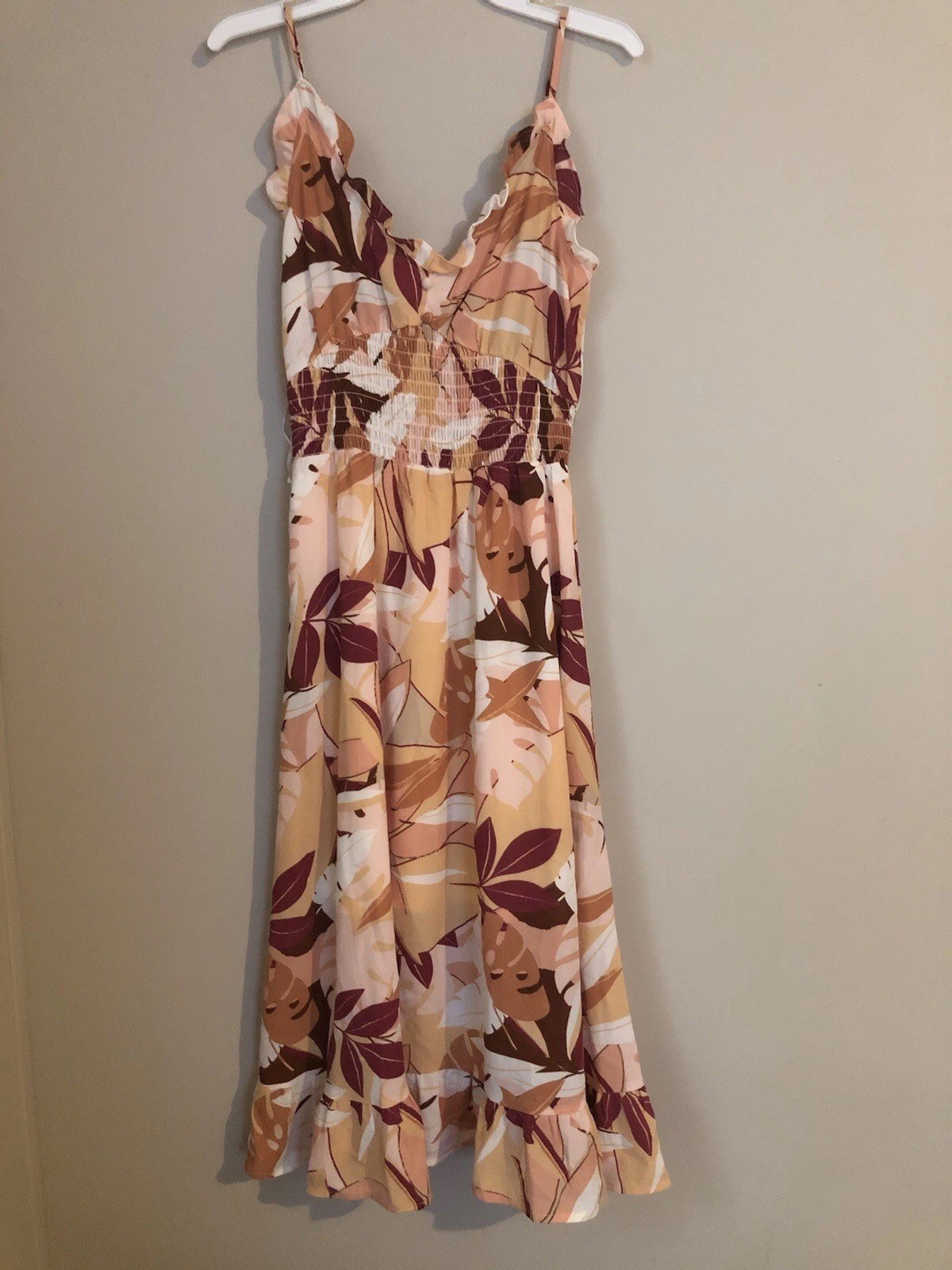 Women’s Sienna Sky Floral Multicolored Sleeveless Dress Size XS
