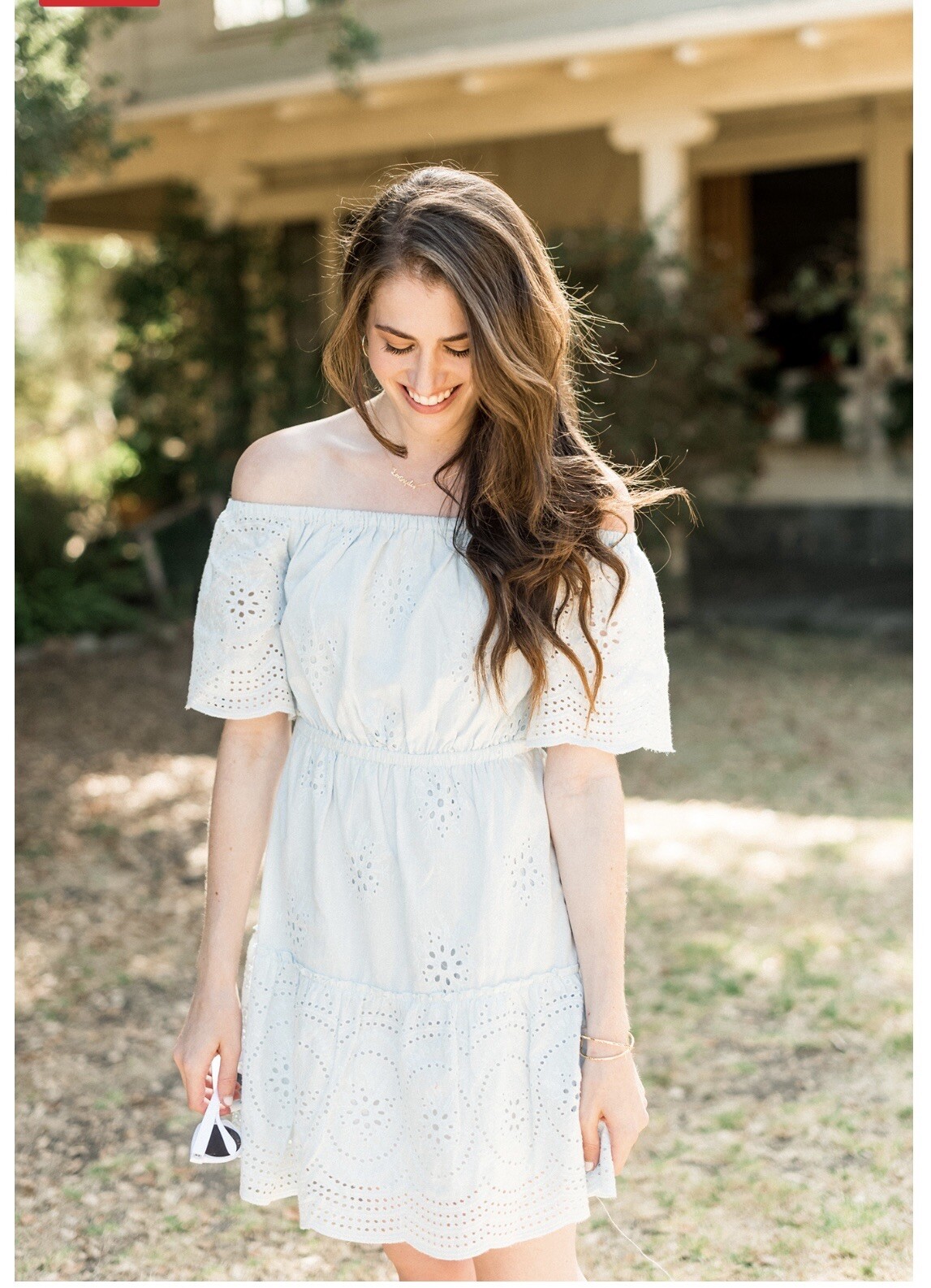 NEW $220 cupcakes cashmere dress eyelet sorena boden m 8 10 spell love shack