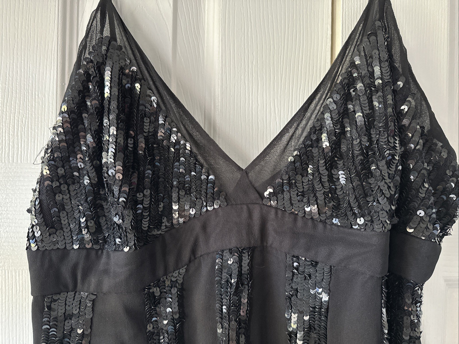 Black sequence Dress Size 16