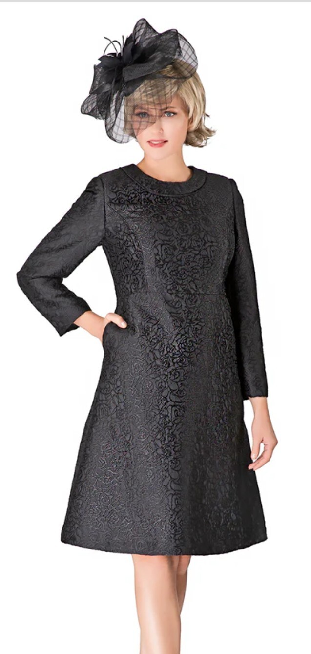 Giovanna dress 8, 10,12,14,16,18,14W,16W,18W20W,22W,24WRoyal , Black