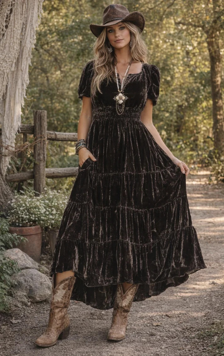 Jaded Gypsy Midnight Waltz Velvet Dress Size Small/Medium Brand New With Tags