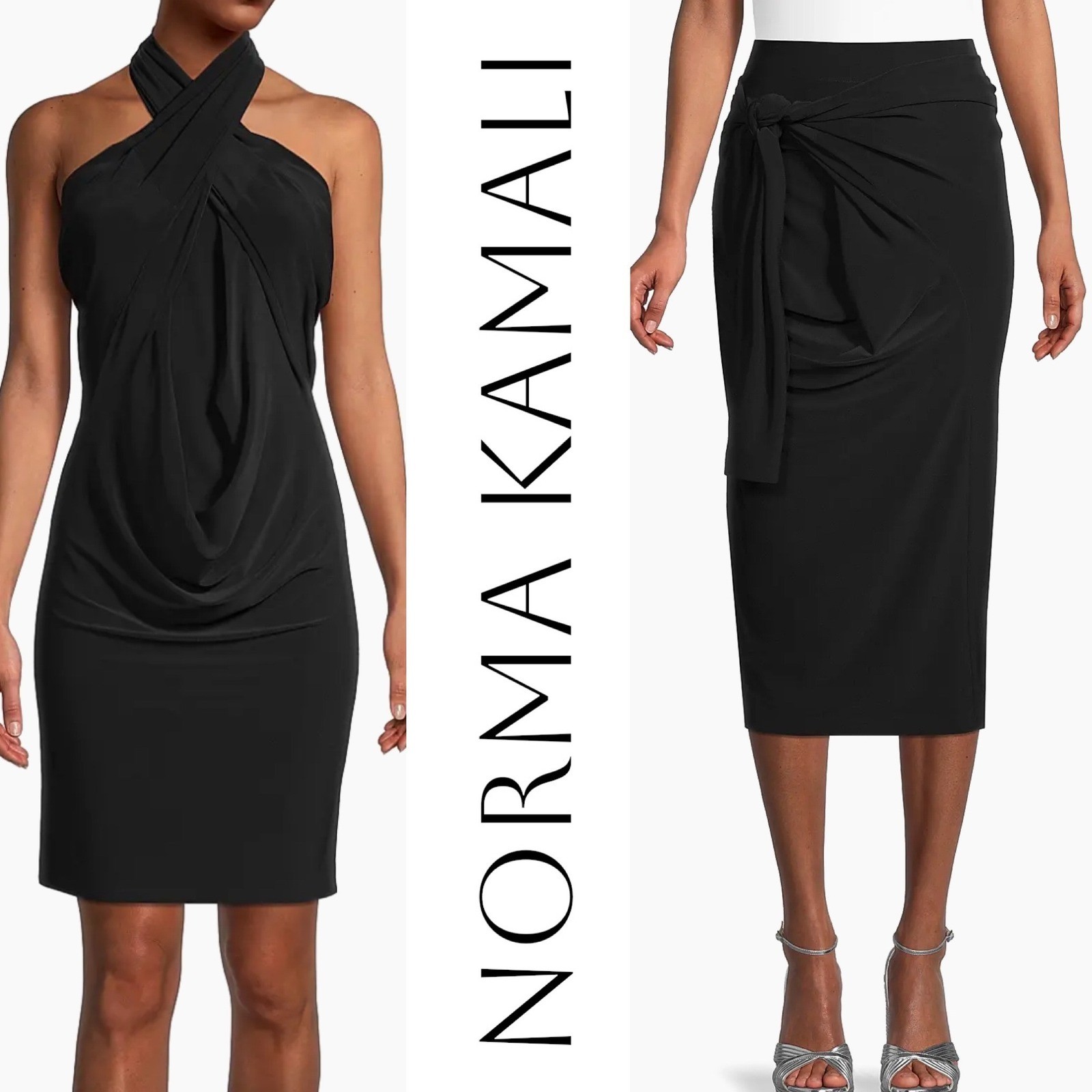 Norma Kamali NWT All In One 6 Way Convertible Jersey Dress Womens M Dark Purple