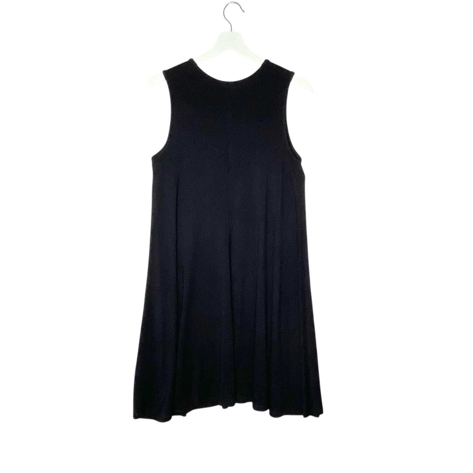 Adrienne Vittadini Dress Womens Small Sleeveless Black Stretch Comfort