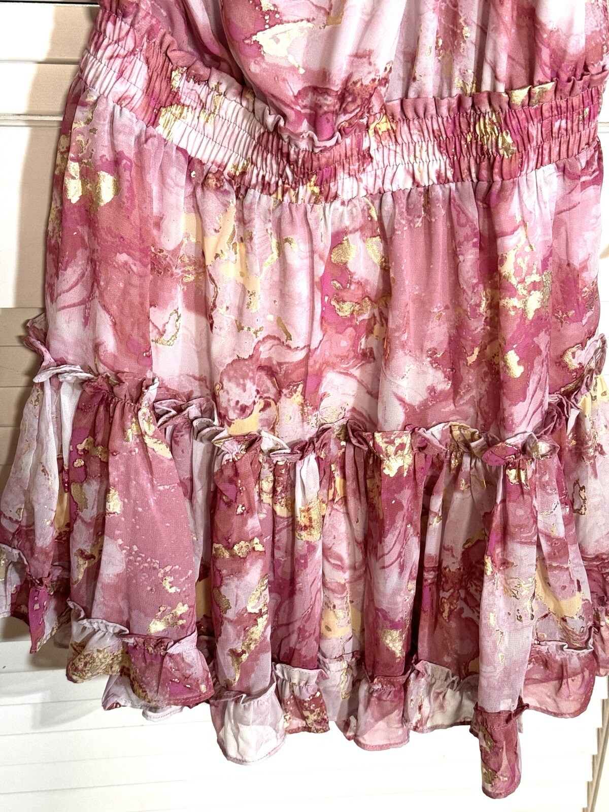 Buddy Love Sofia Zap One Shoulder Pink Dress Women Size Small NWT