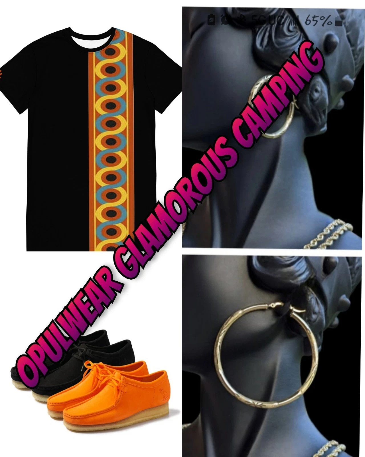 Opulwear Cleopatra collection T-shirt dress