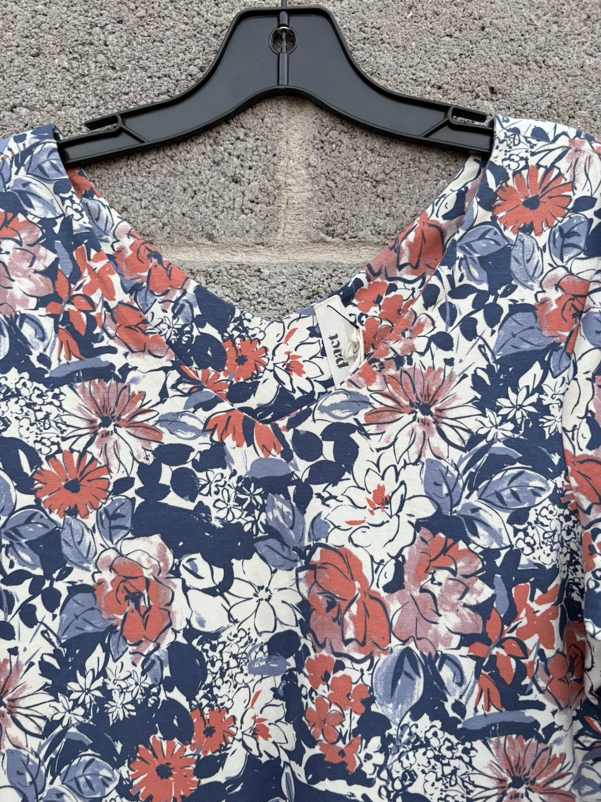 NWT Pact Midi Party Dress Small Autumn Cosmos Floral Fit & Flare Pockets V-Neck