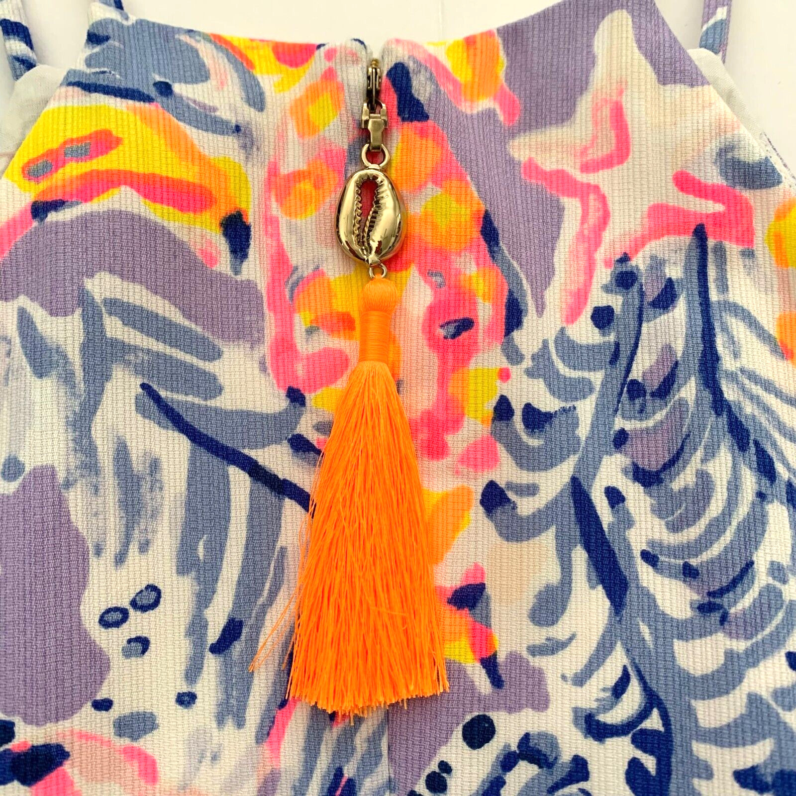 NWT Lilly Pulitzer Pearl Shift Dress Lilac Verbena So Snappy sz 0 Zipper Charm