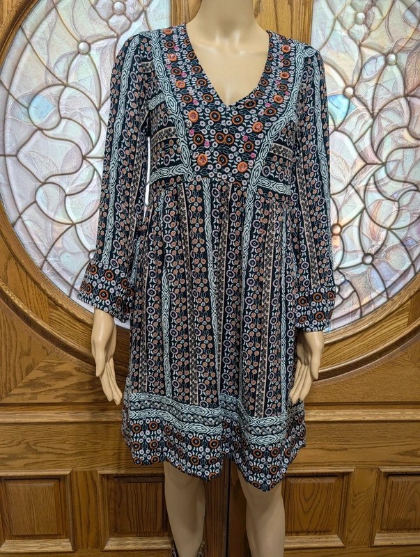 Maeve Naomi Embroidered Dress Anthropologie