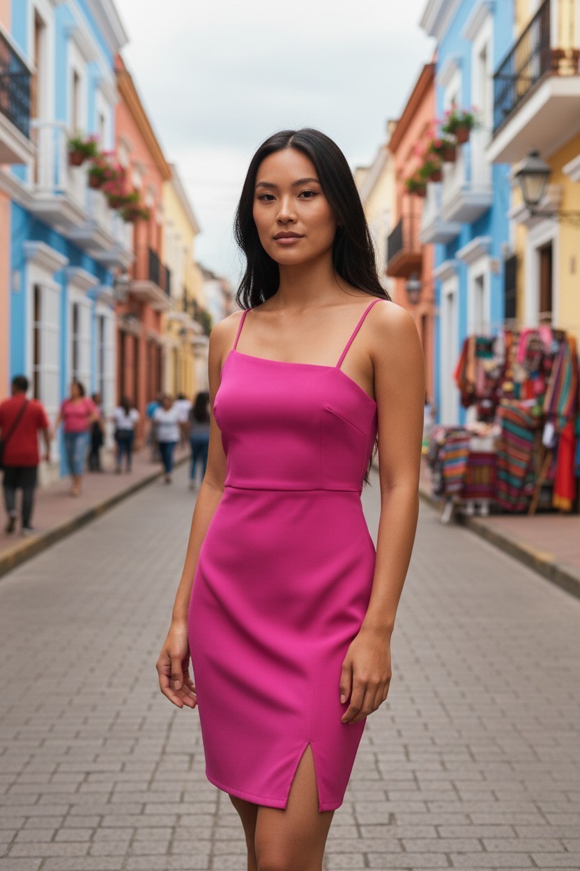Owin Pink Dress Size Med