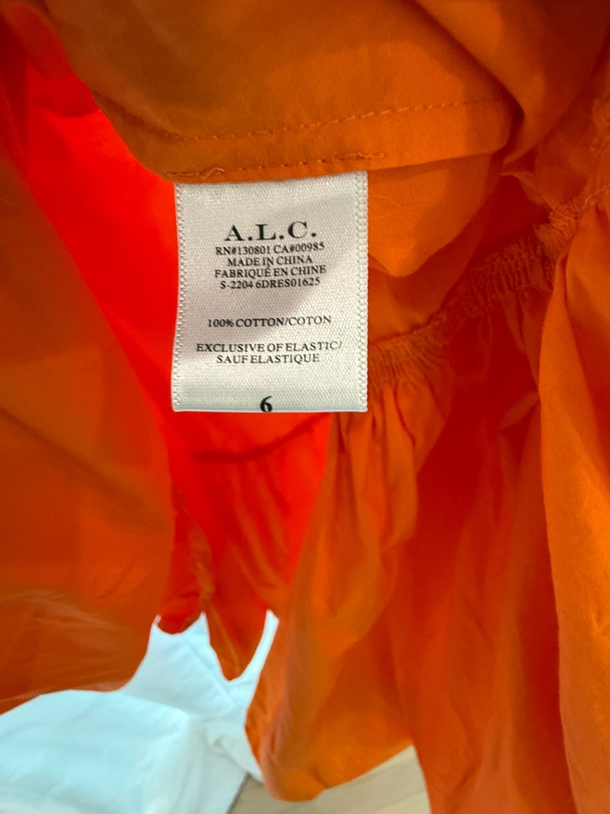A.L.C Dress Orange size 6
